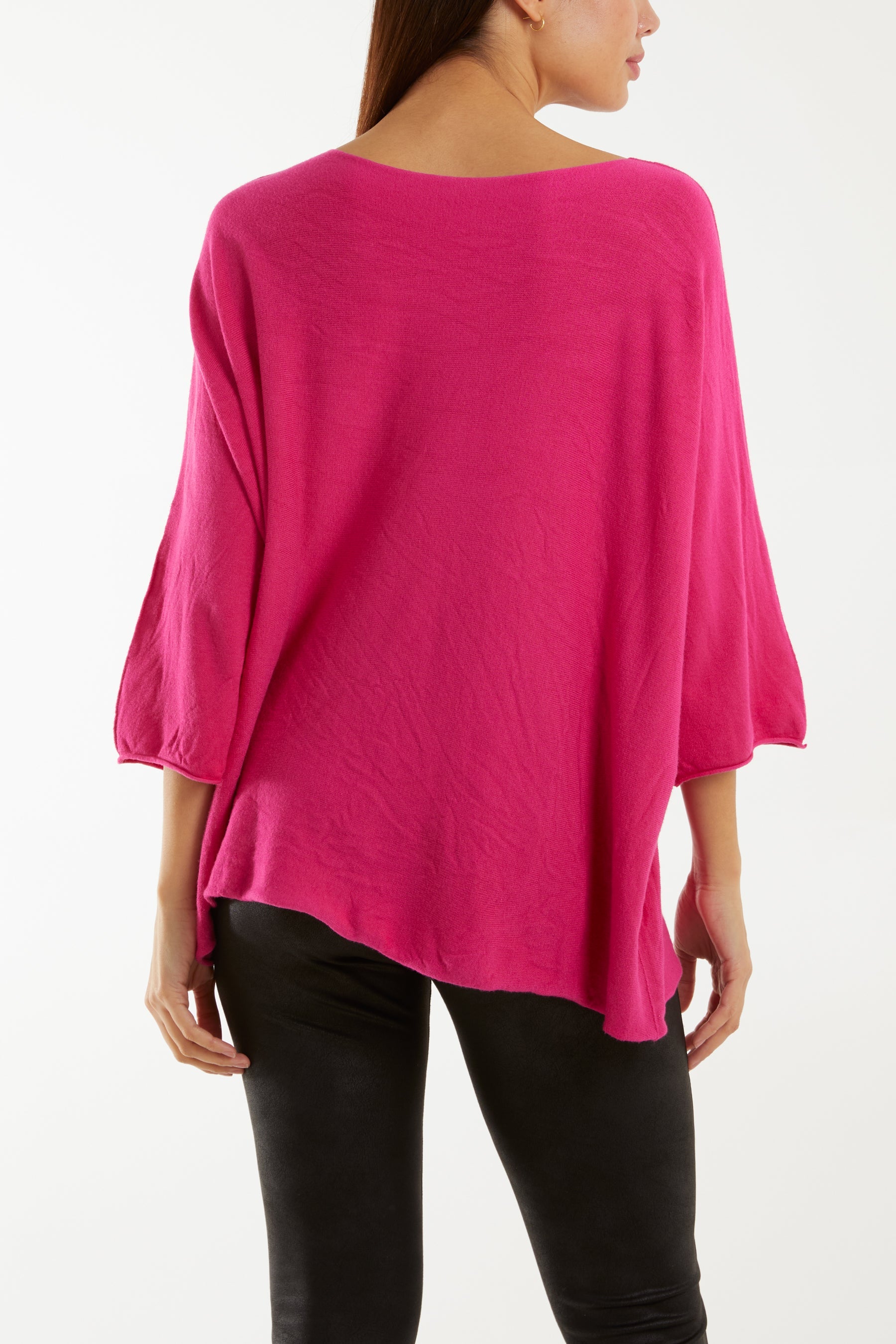 Multicolour Daisy 3/4 Sleeve Jumper Jumpers WearAll