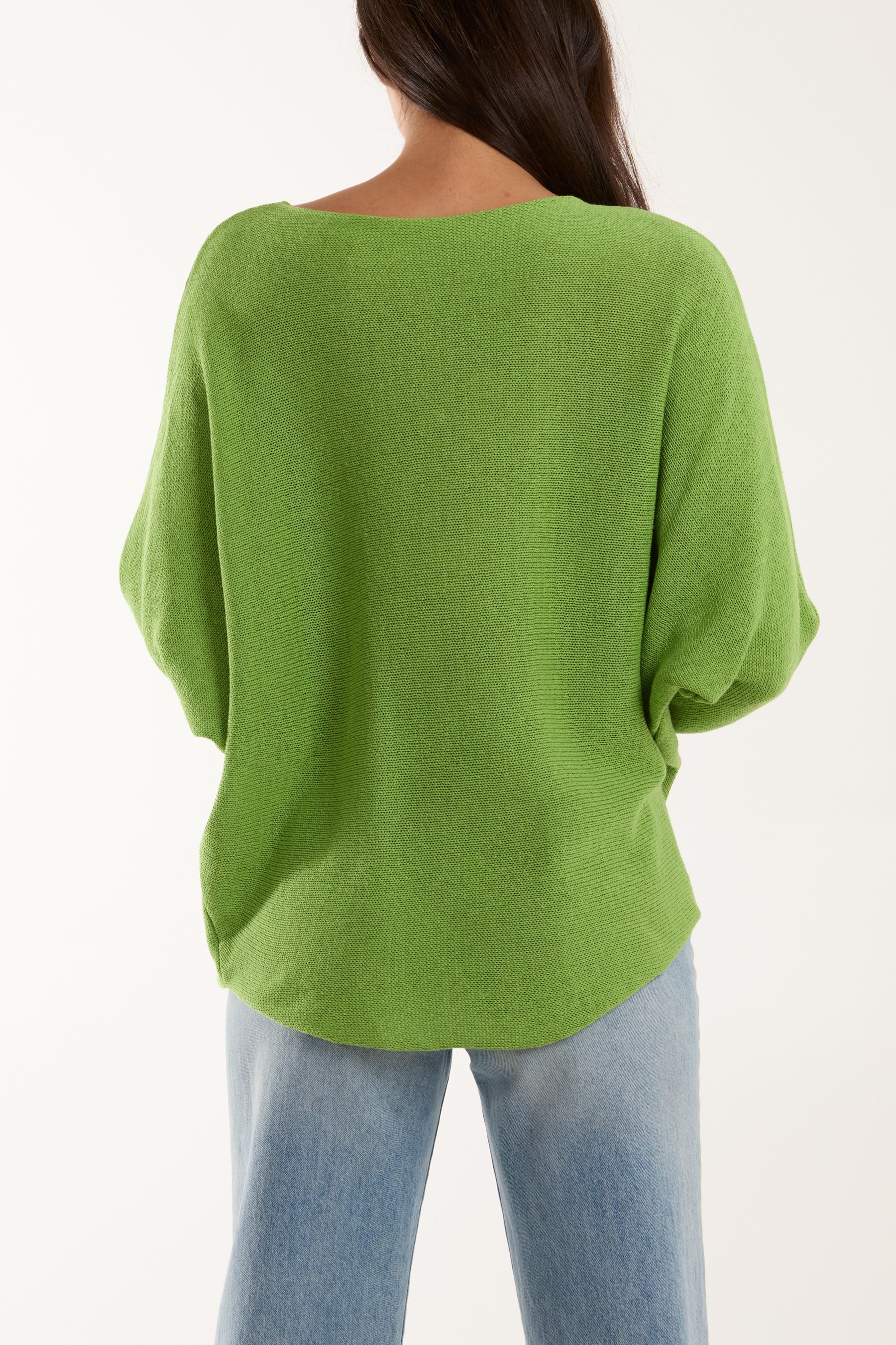 Daisies High Low Batwing Jumper Jumpers WearAll