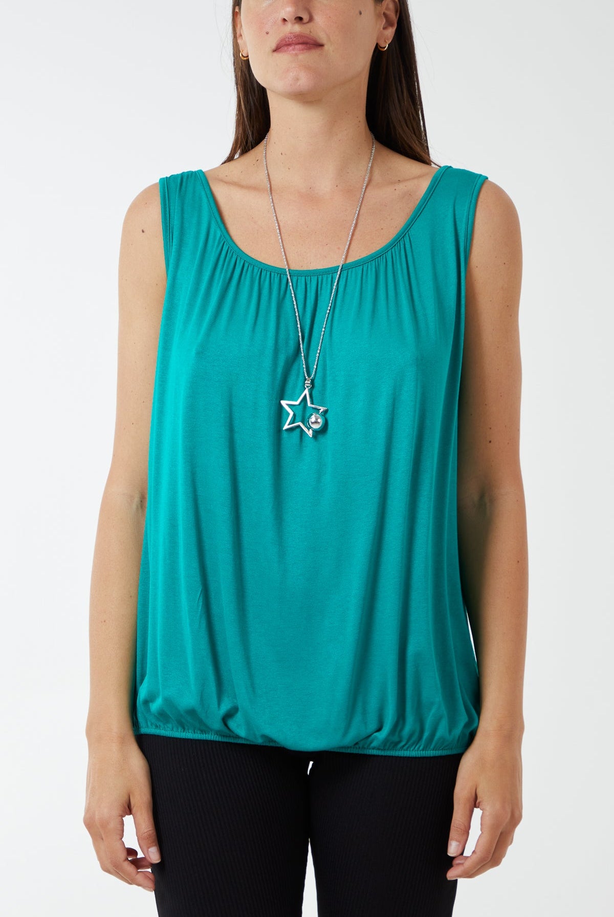 Chain Bubble Vest TOPMF2 WearAll Jade One Size