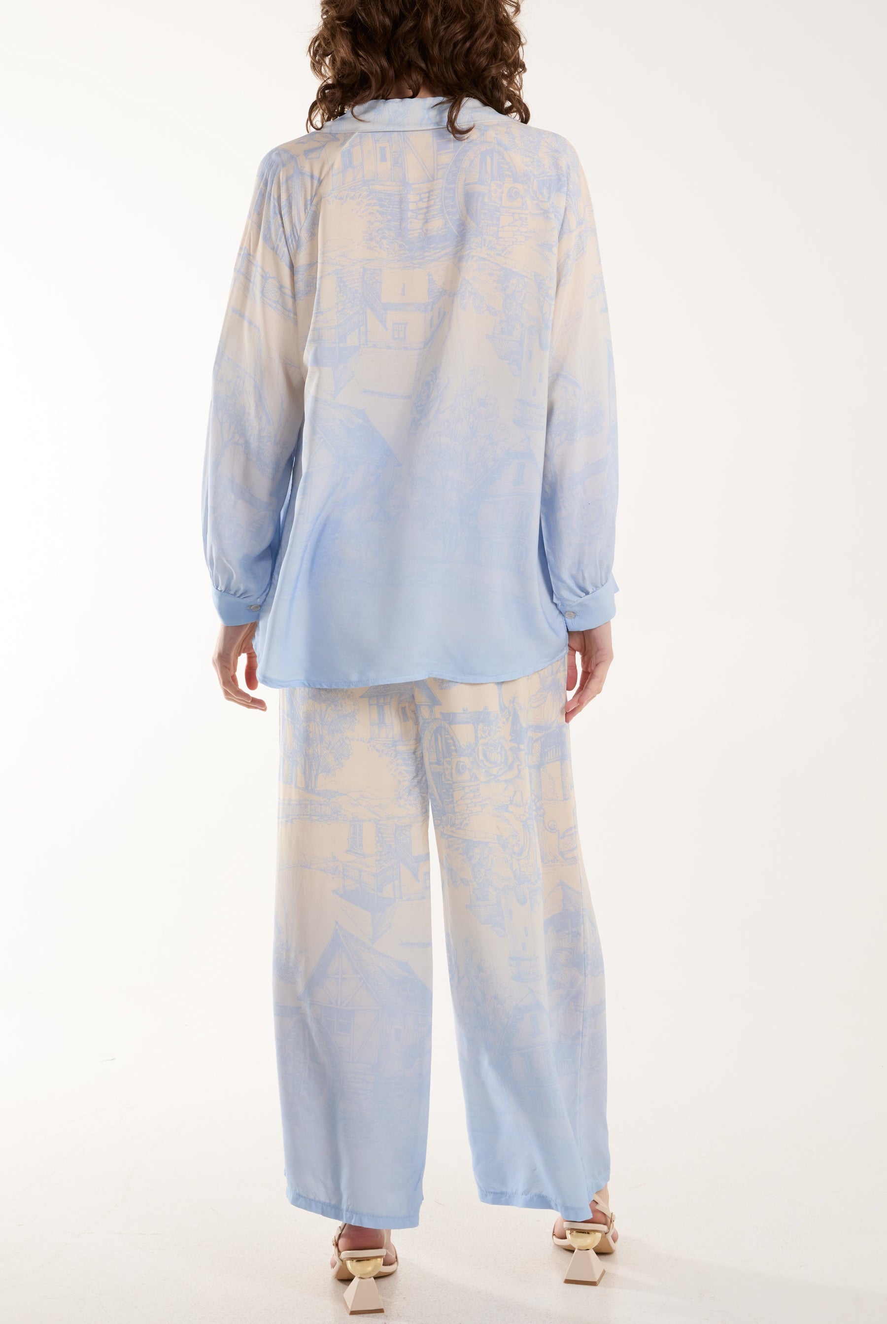 Ombre Edge Printed Co-Ord Set Co-Ords WearAll