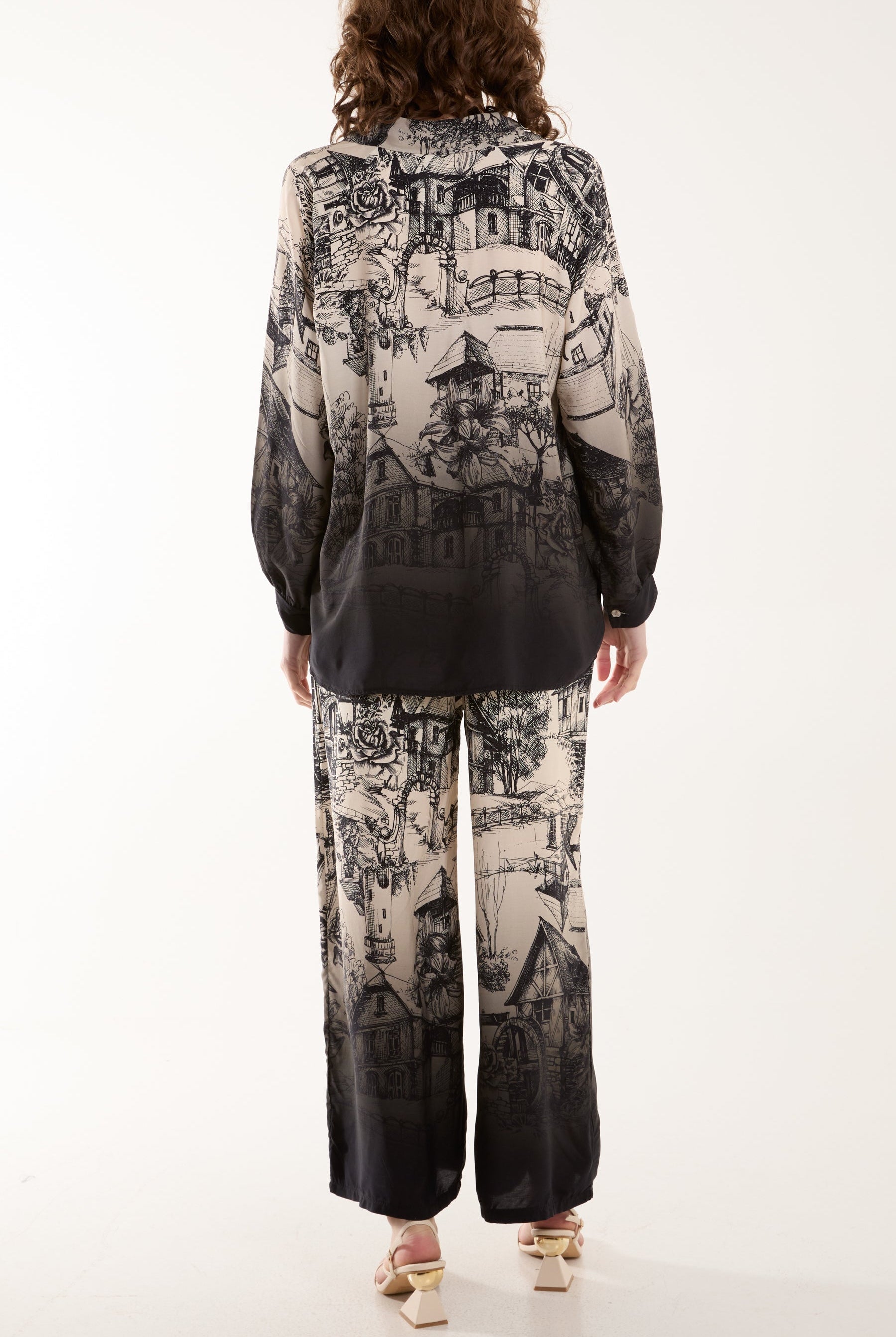 Ombre Edge Printed Co-Ord Set Co-Ords WearAll