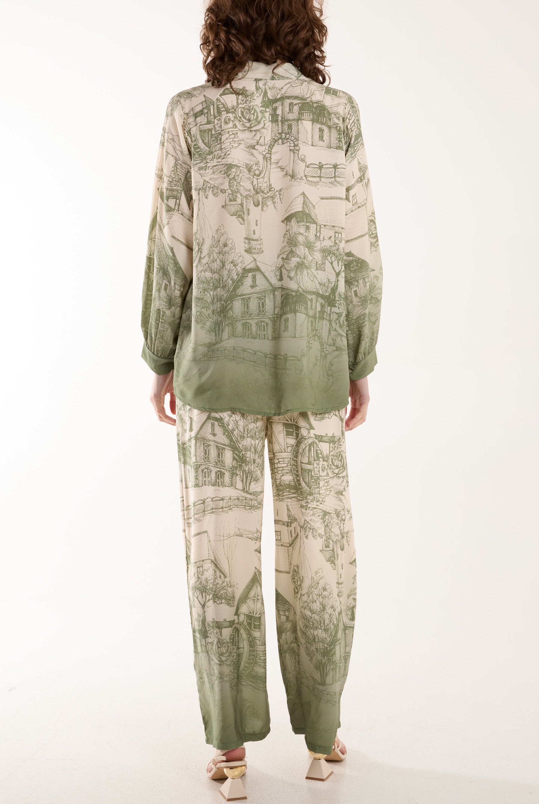 Ombre Edge Printed Co-Ord Set Co-Ords WearAll