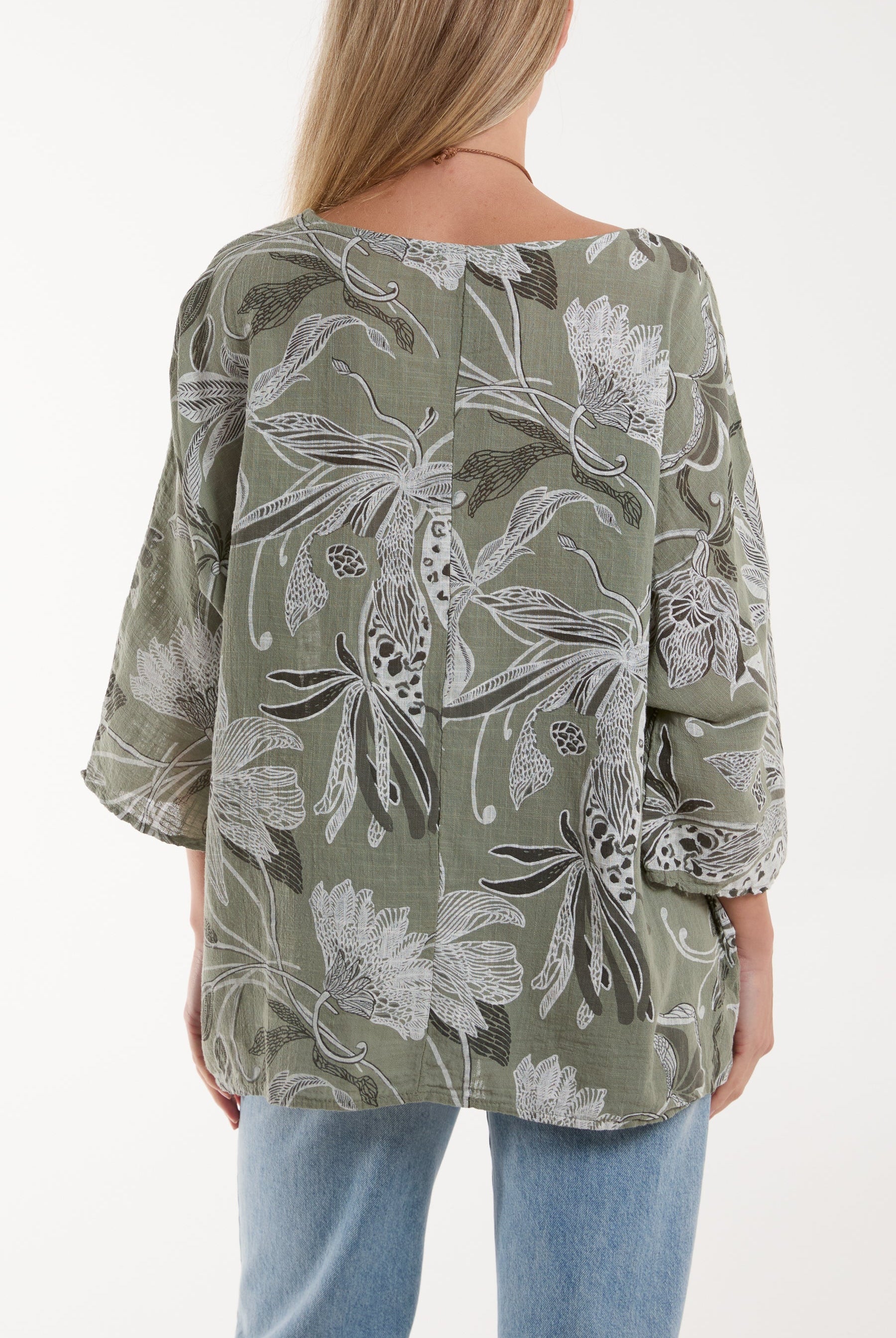 Necklace Botanical Flower Cotton Top Tops WearAll