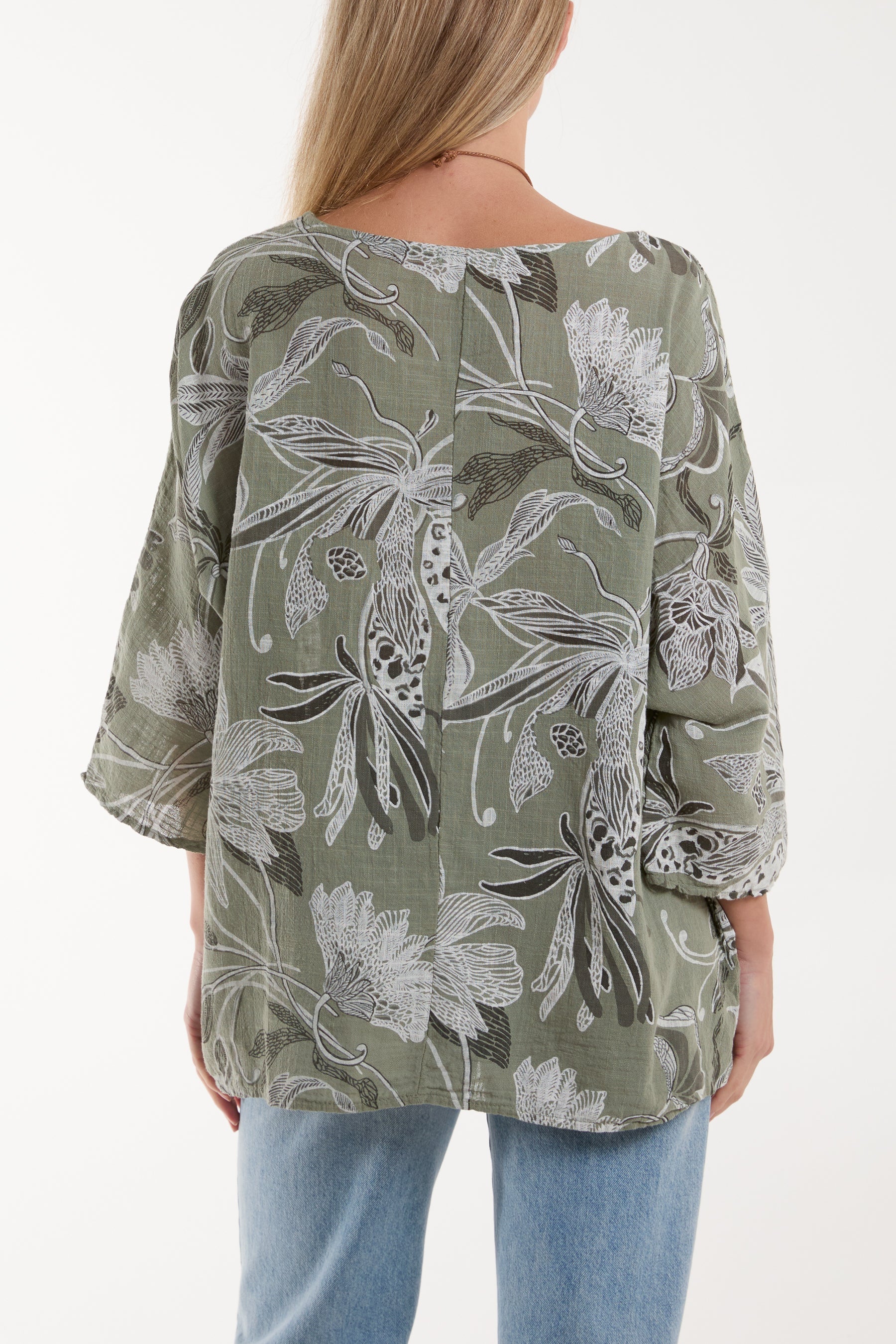 Necklace Botanical Flower Cotton Top Tops WearAll
