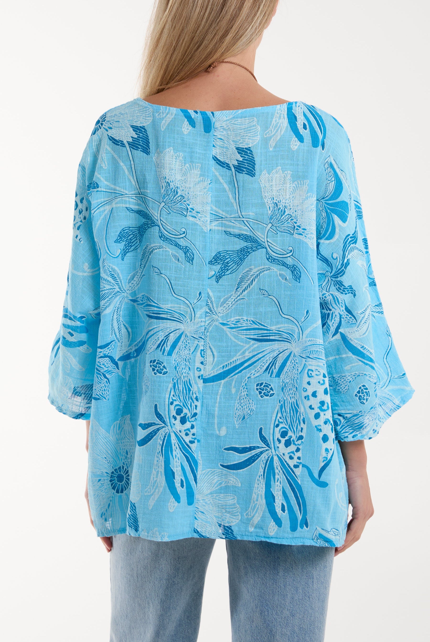 Necklace Botanical Flower Cotton Top Tops WearAll