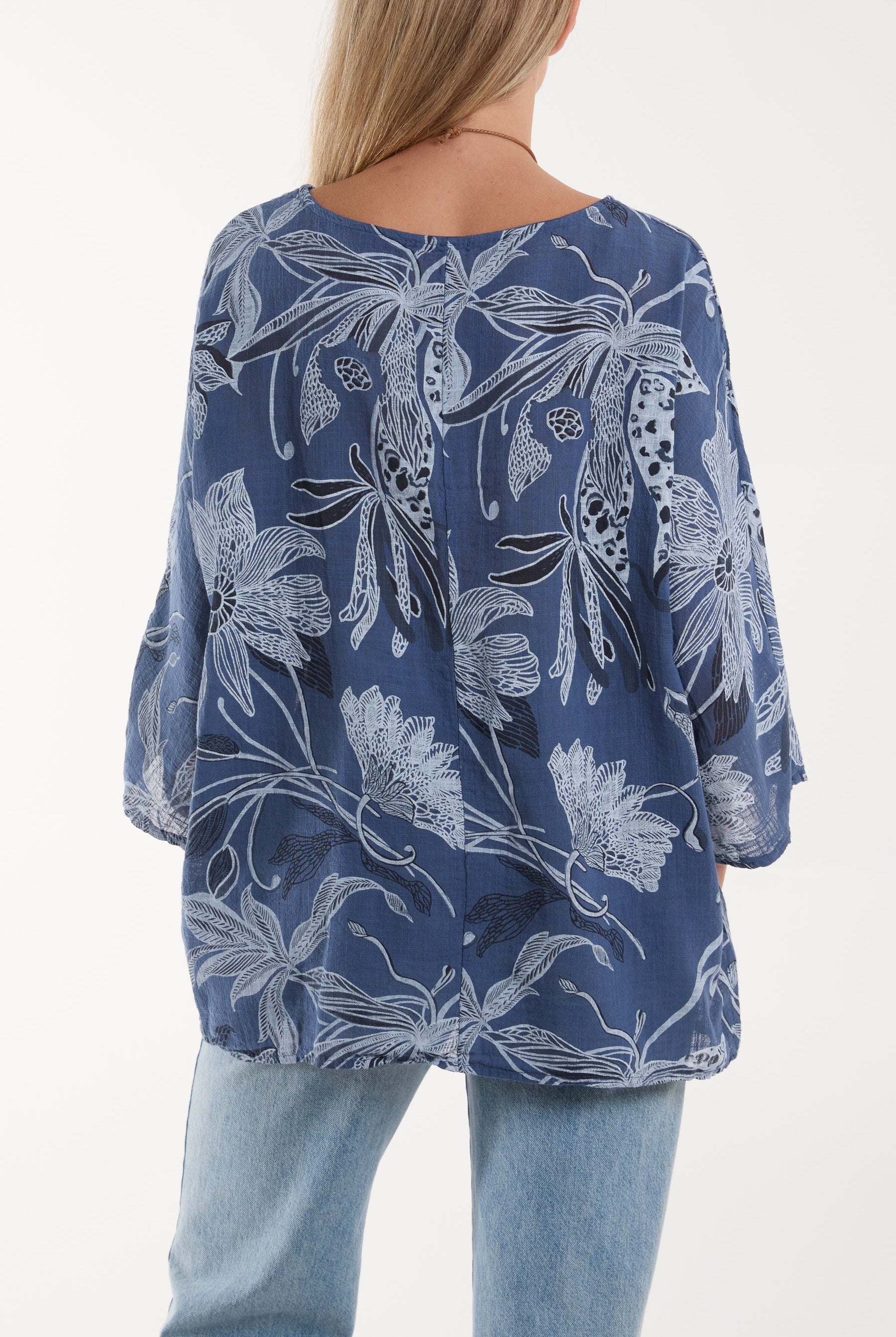 Necklace Botanical Flower Cotton Top Tops WearAll