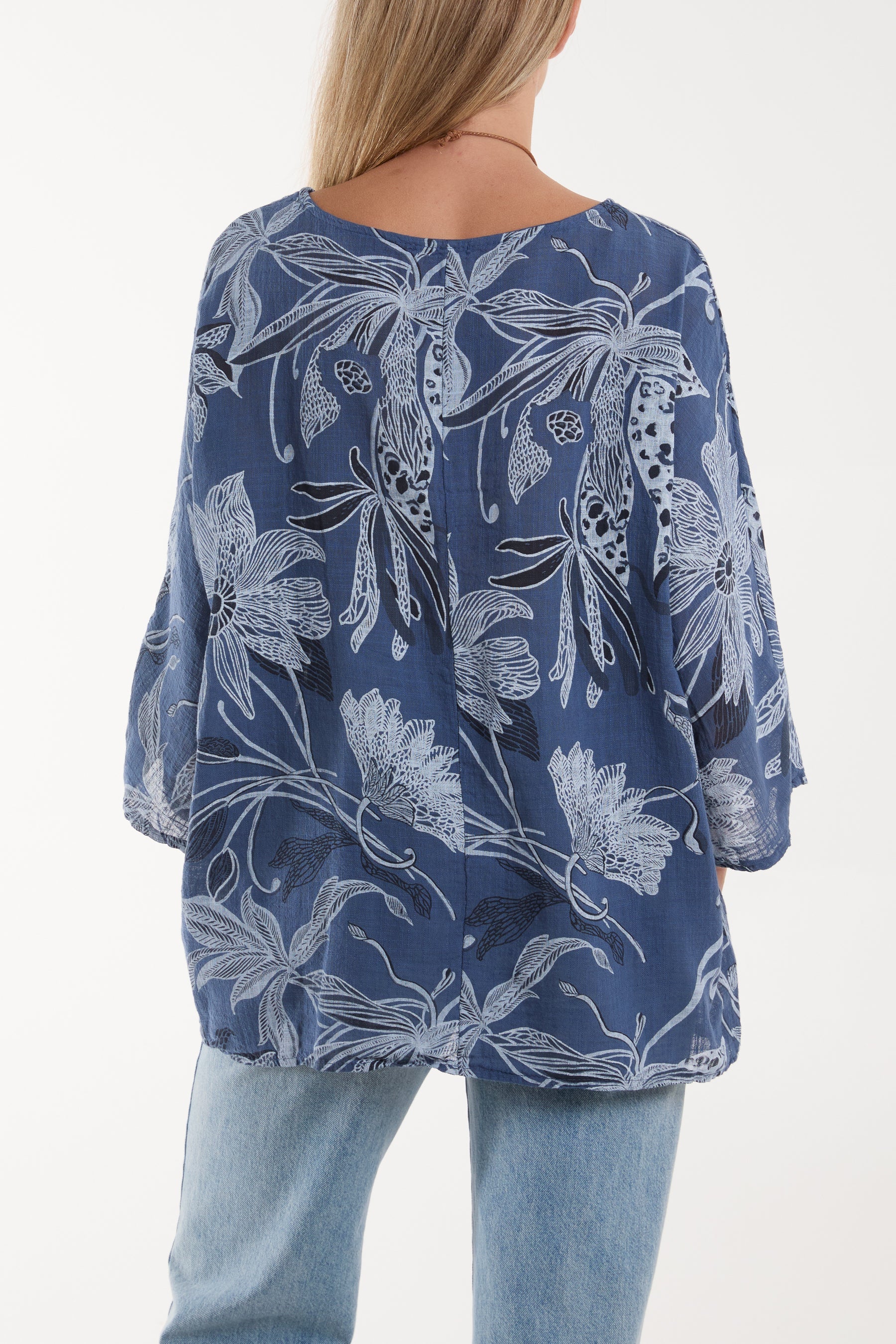 Necklace Botanical Flower Cotton Top Tops WearAll