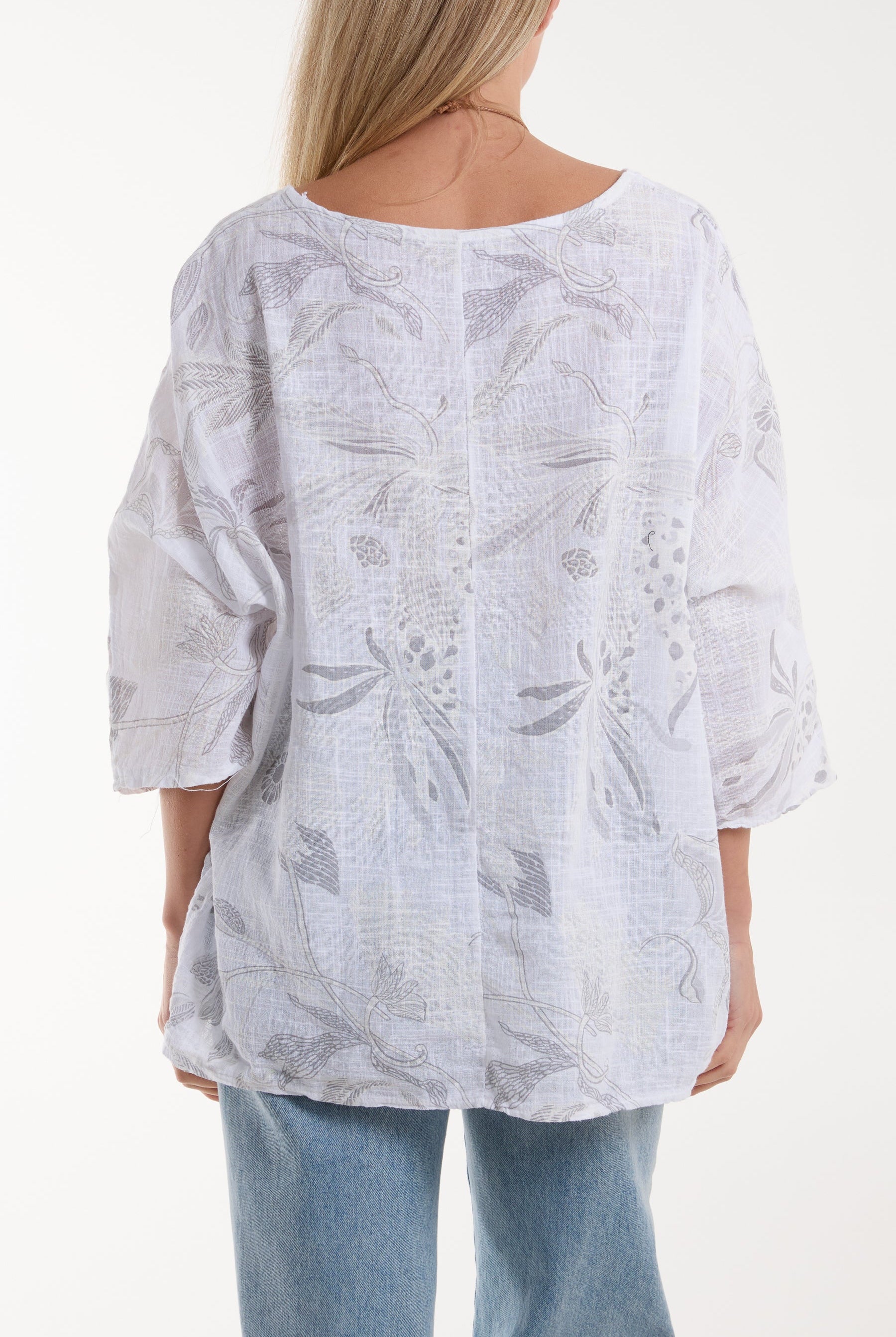 Necklace Botanical Flower Cotton Top Tops WearAll