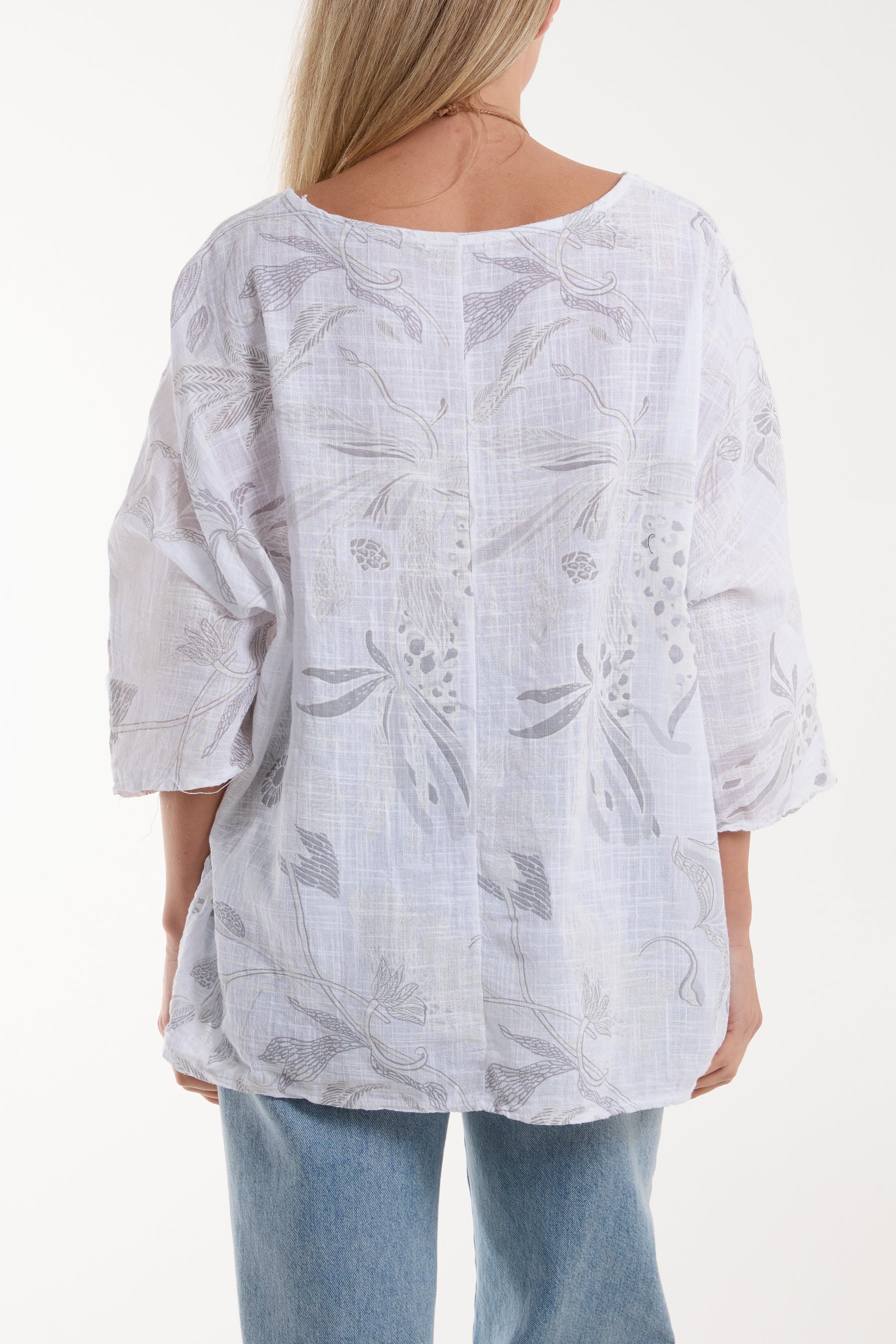 Necklace Botanical Flower Cotton Top Tops WearAll