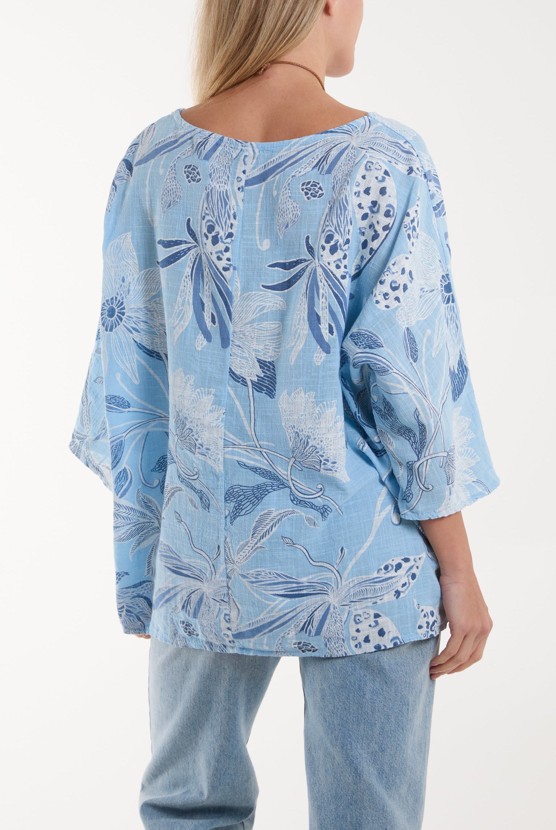 Necklace Botanical Flower Cotton Top Tops WearAll