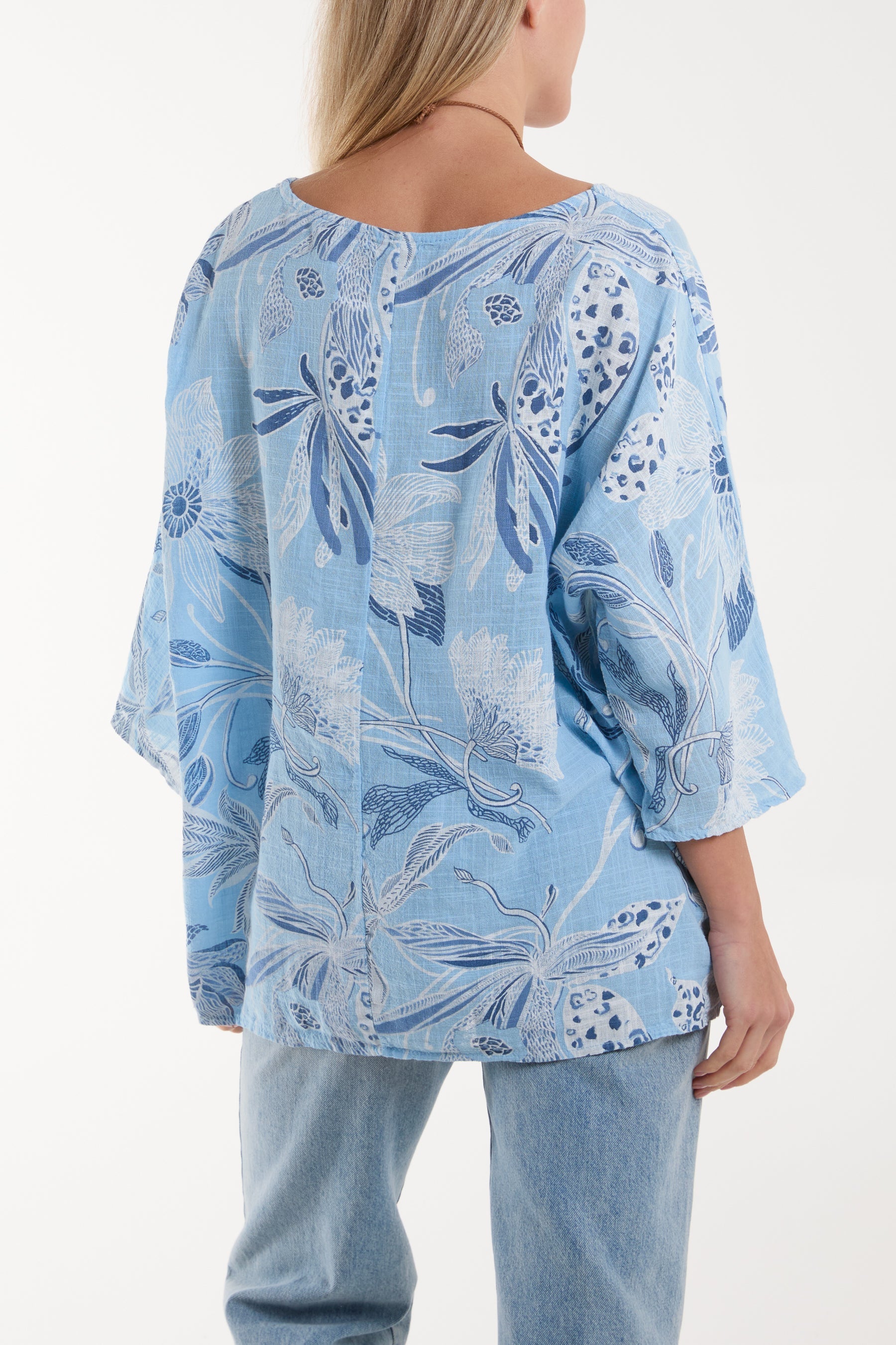 Necklace Botanical Flower Cotton Top Tops WearAll