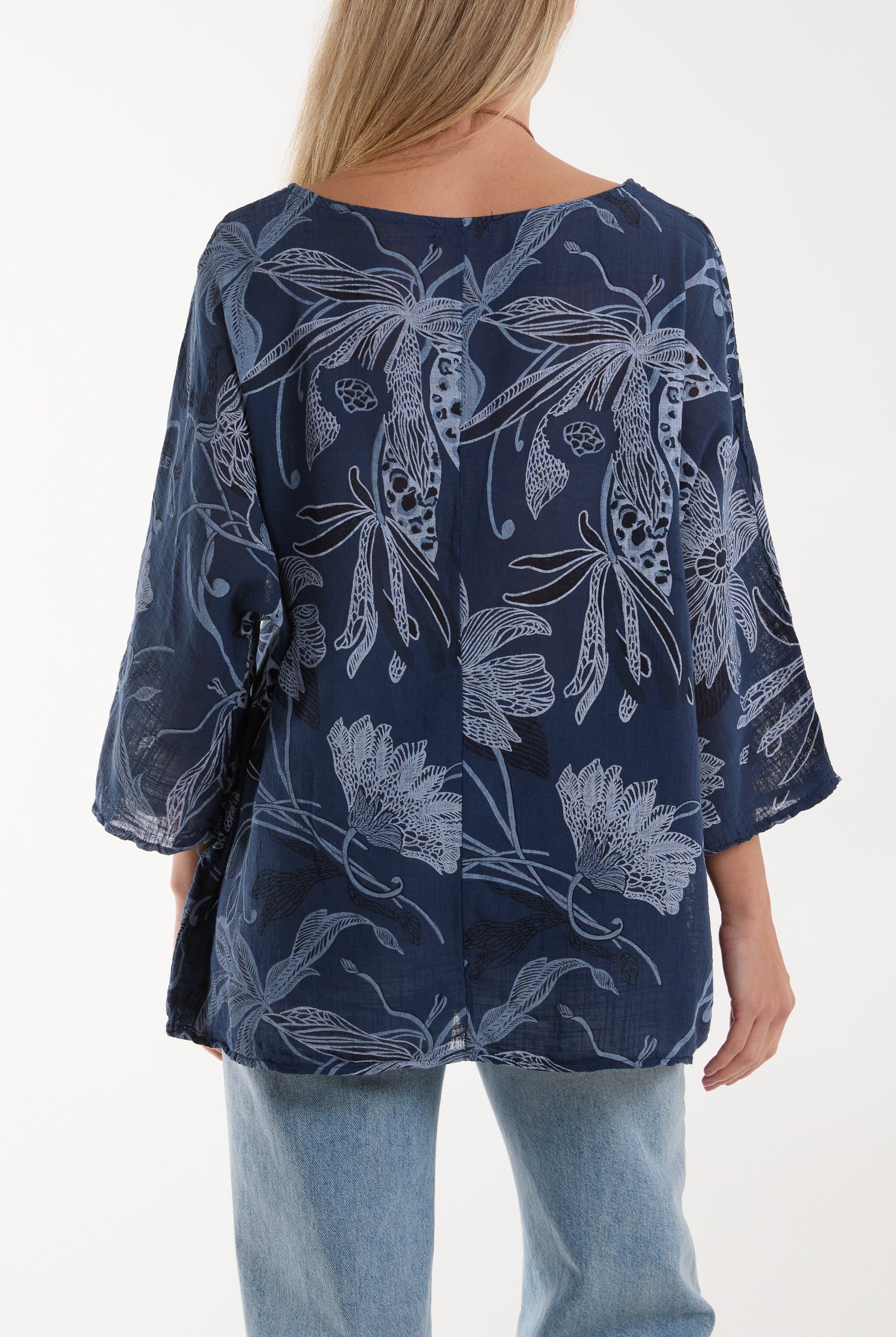 Necklace Botanical Flower Cotton Top Tops WearAll