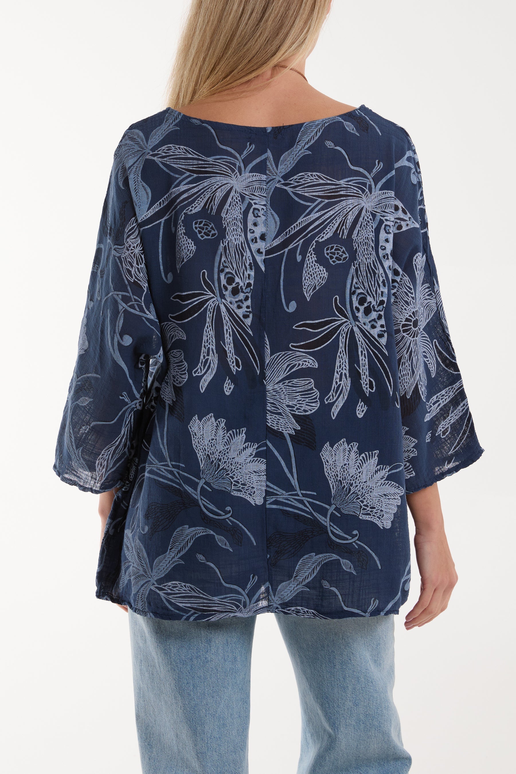 Necklace Botanical Flower Cotton Top Tops WearAll