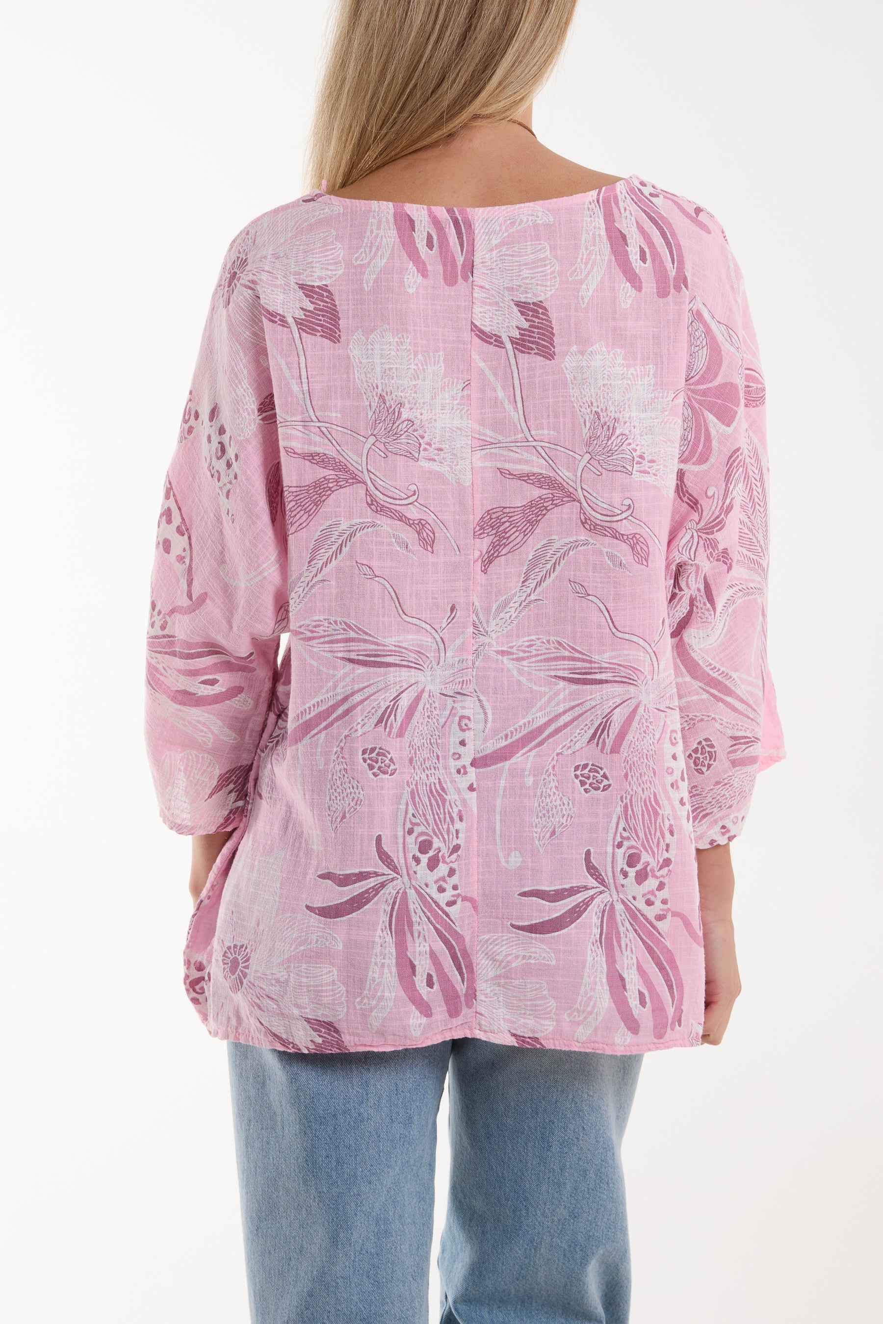 Necklace Botanical Flower Cotton Top Tops WearAll