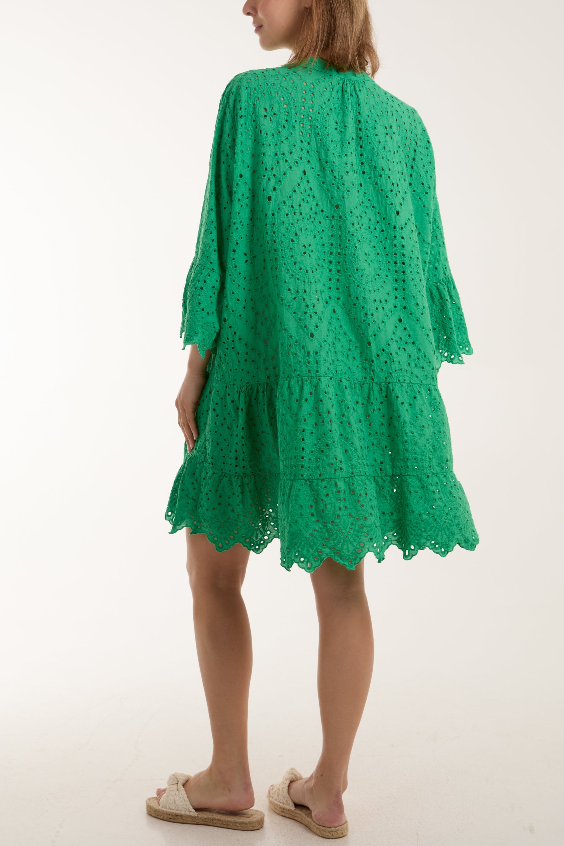 Broderie Anglaise Tunic Dress Dresses WearAll