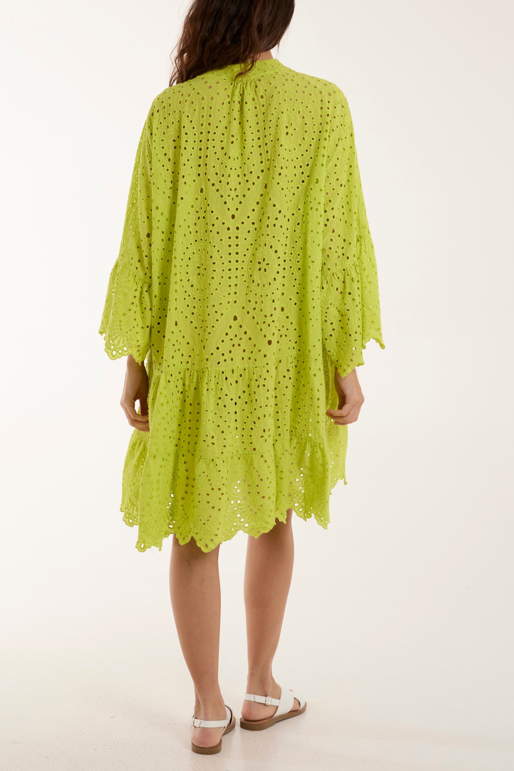 Broderie Anglaise Tunic Dress Dresses WearAll