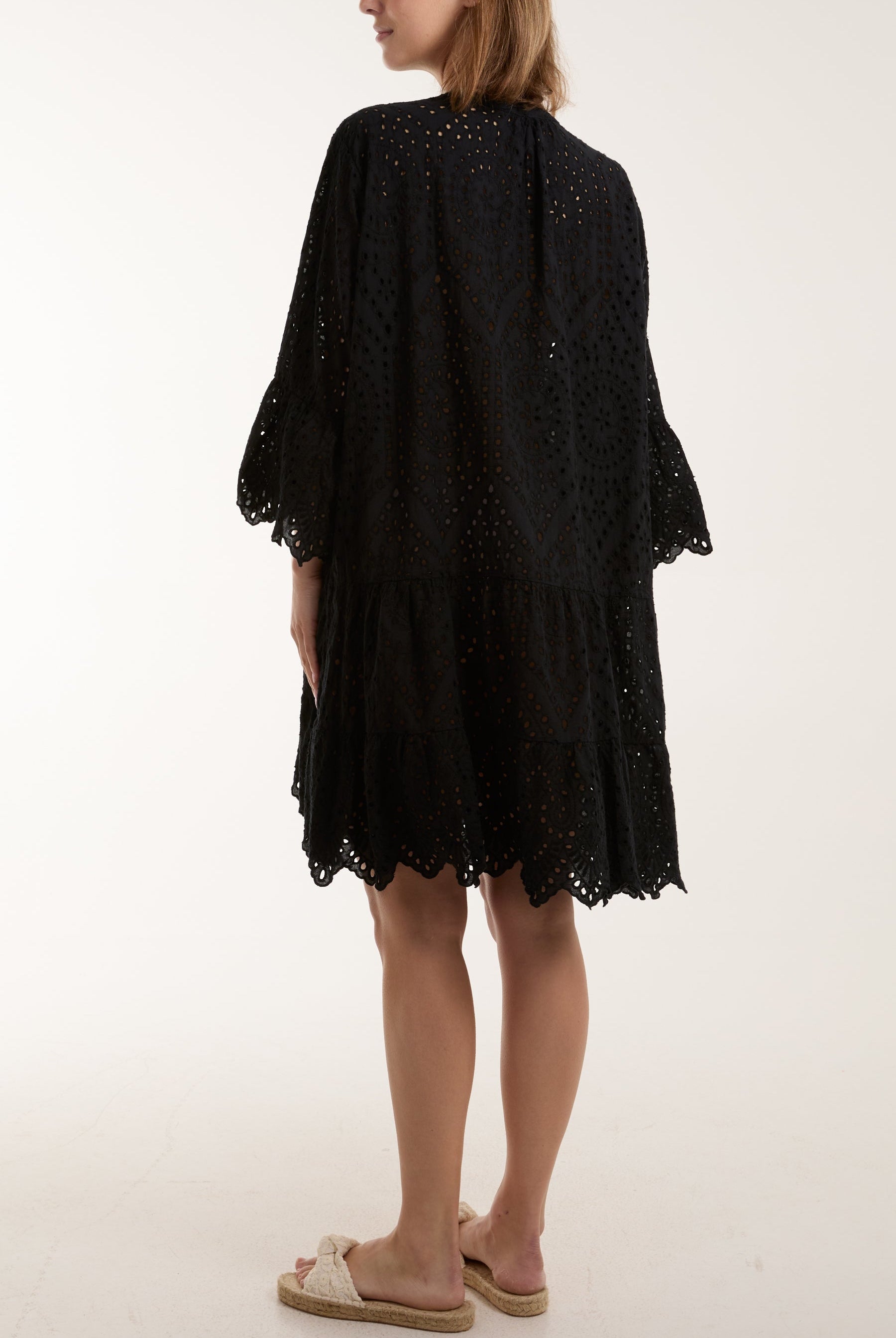 Broderie Anglaise Tunic Dress Dresses WearAll