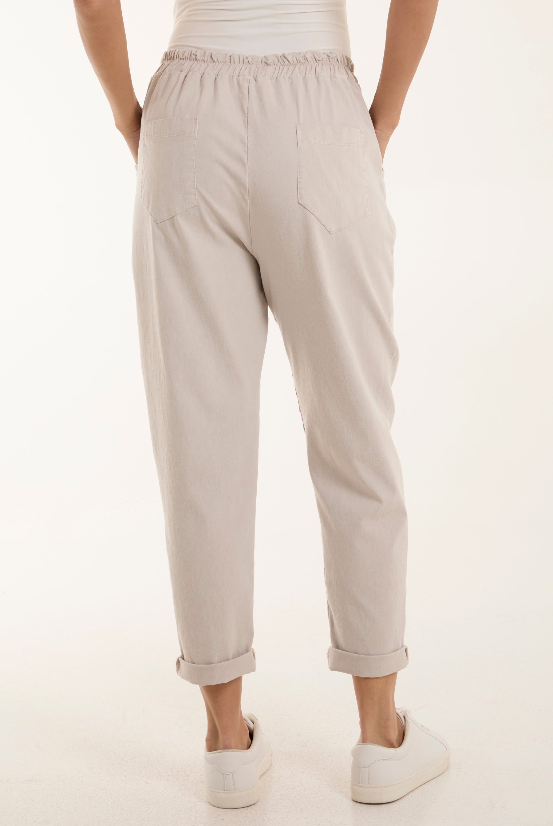 Washed Relaxed Fit Magic Trousers Trousers WearAll