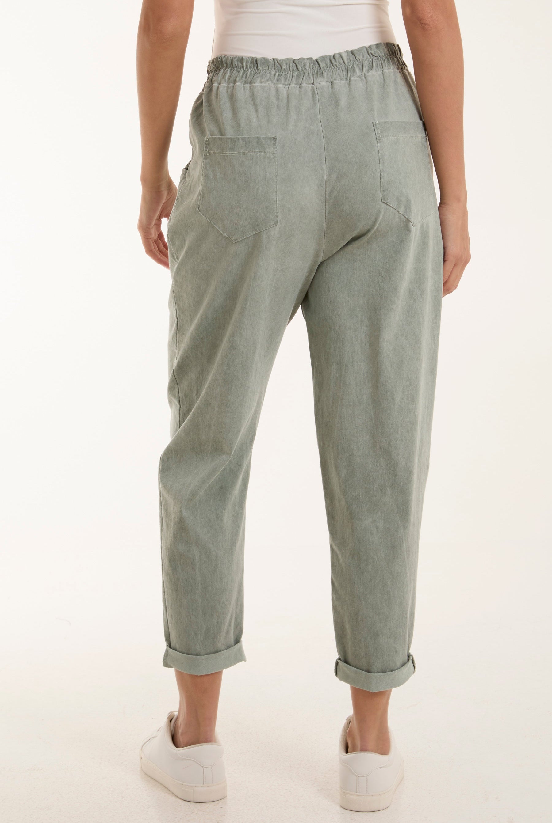 Washed Relaxed Fit Magic Trousers Trousers WearAll