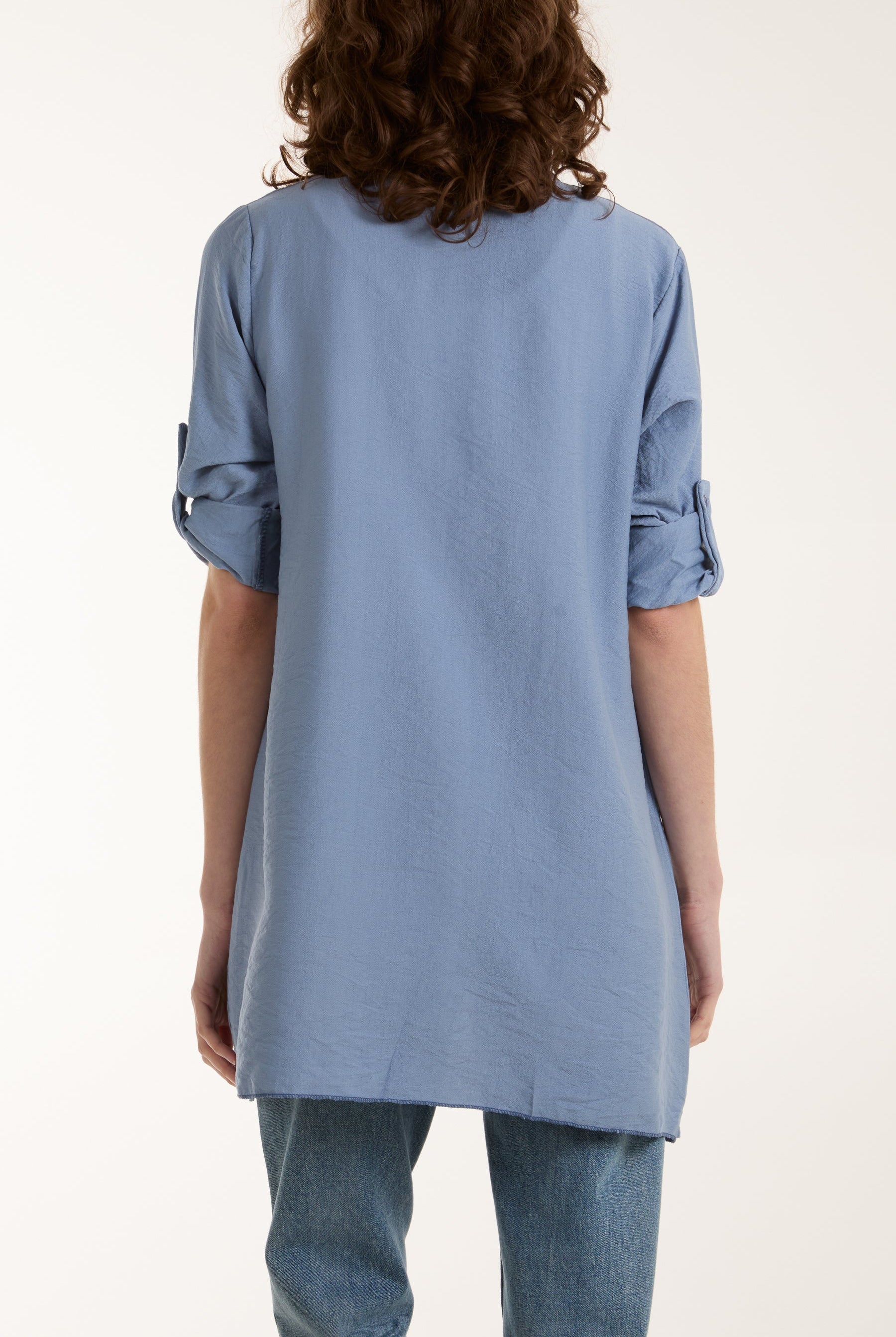 Edge To Edge Roll Back Sleeve Jacket Jackets WearAll