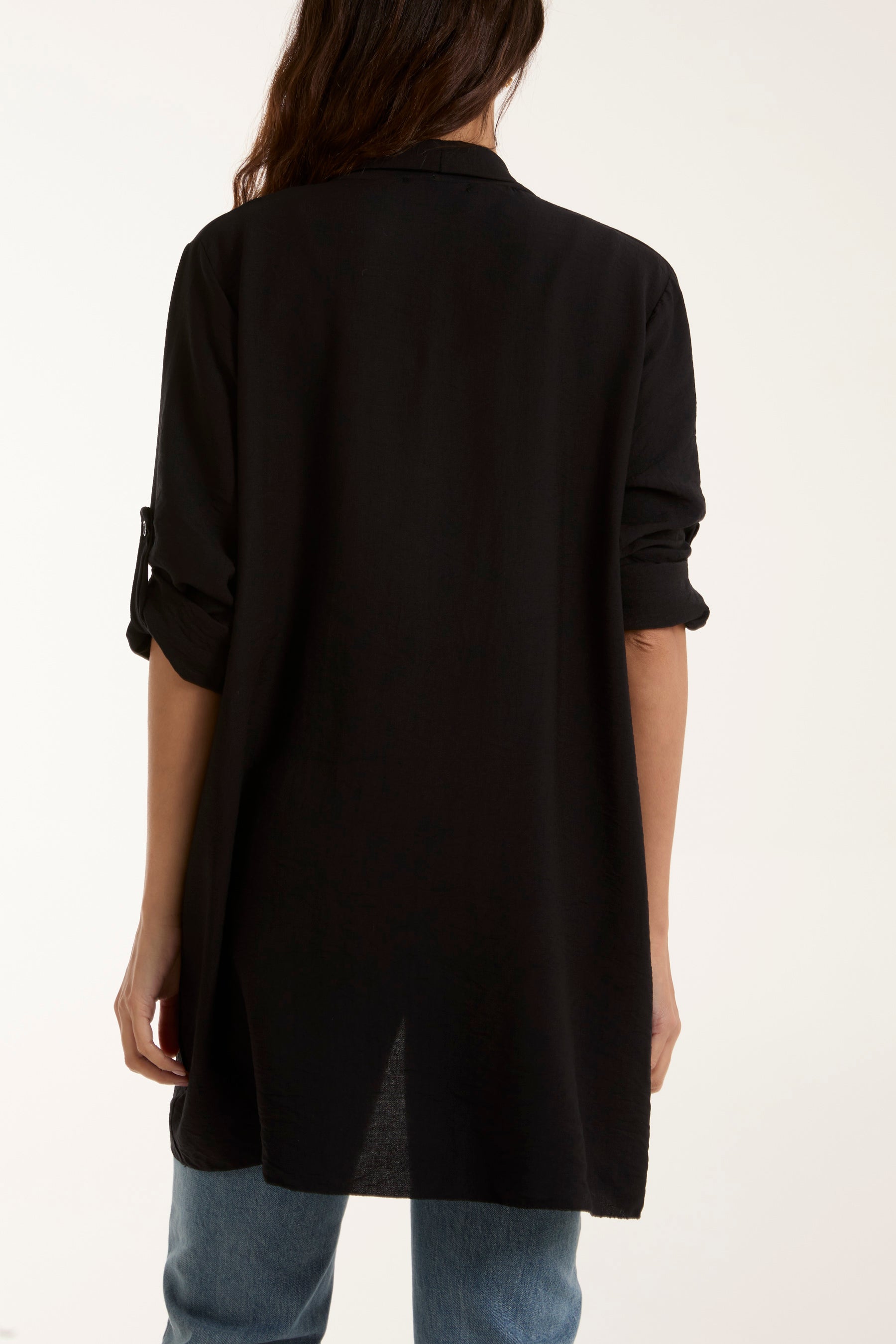 Edge To Edge Roll Back Sleeve Jacket Jackets WearAll