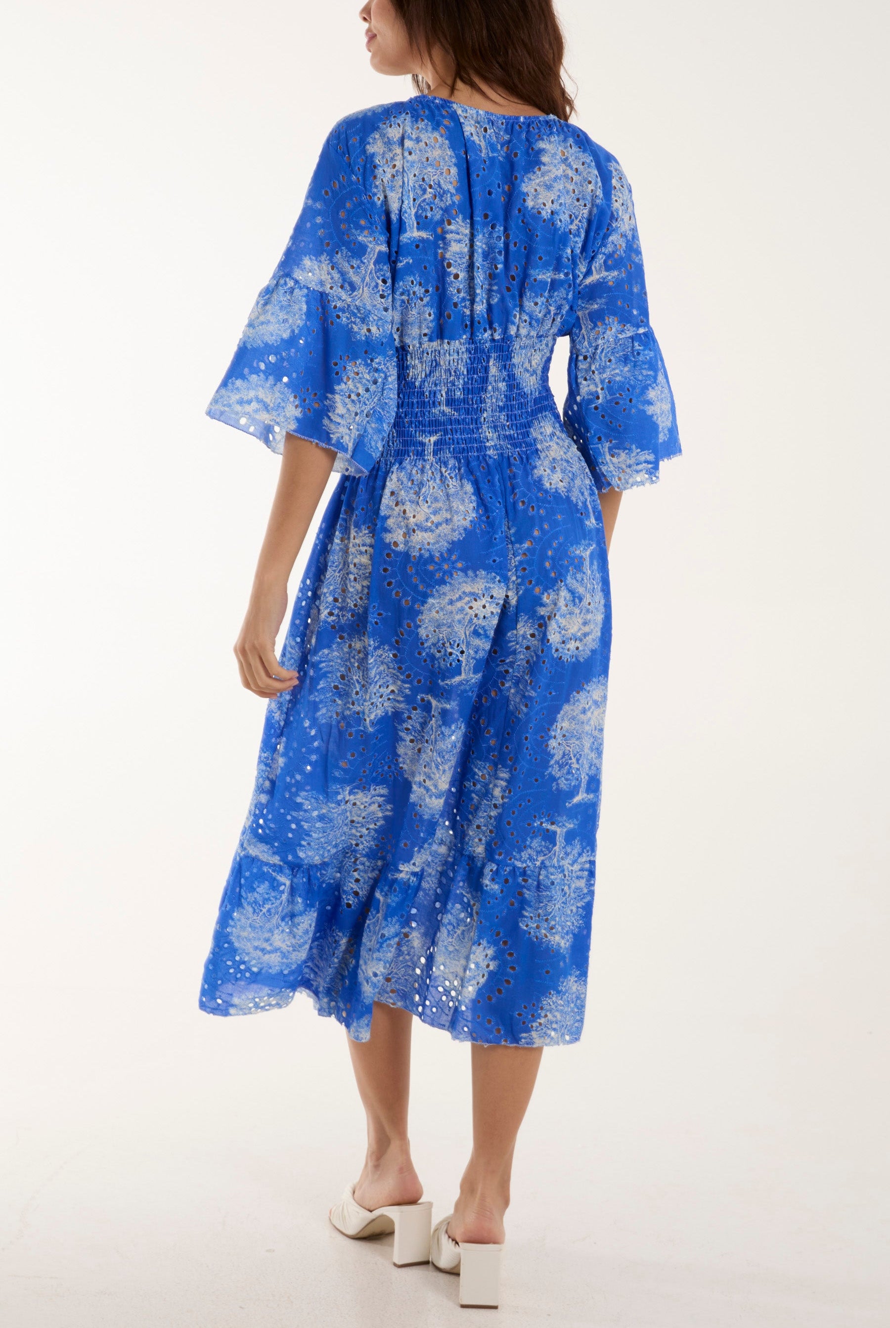 Tree Broderie Anglaise Midi Dress Dresses WearAll