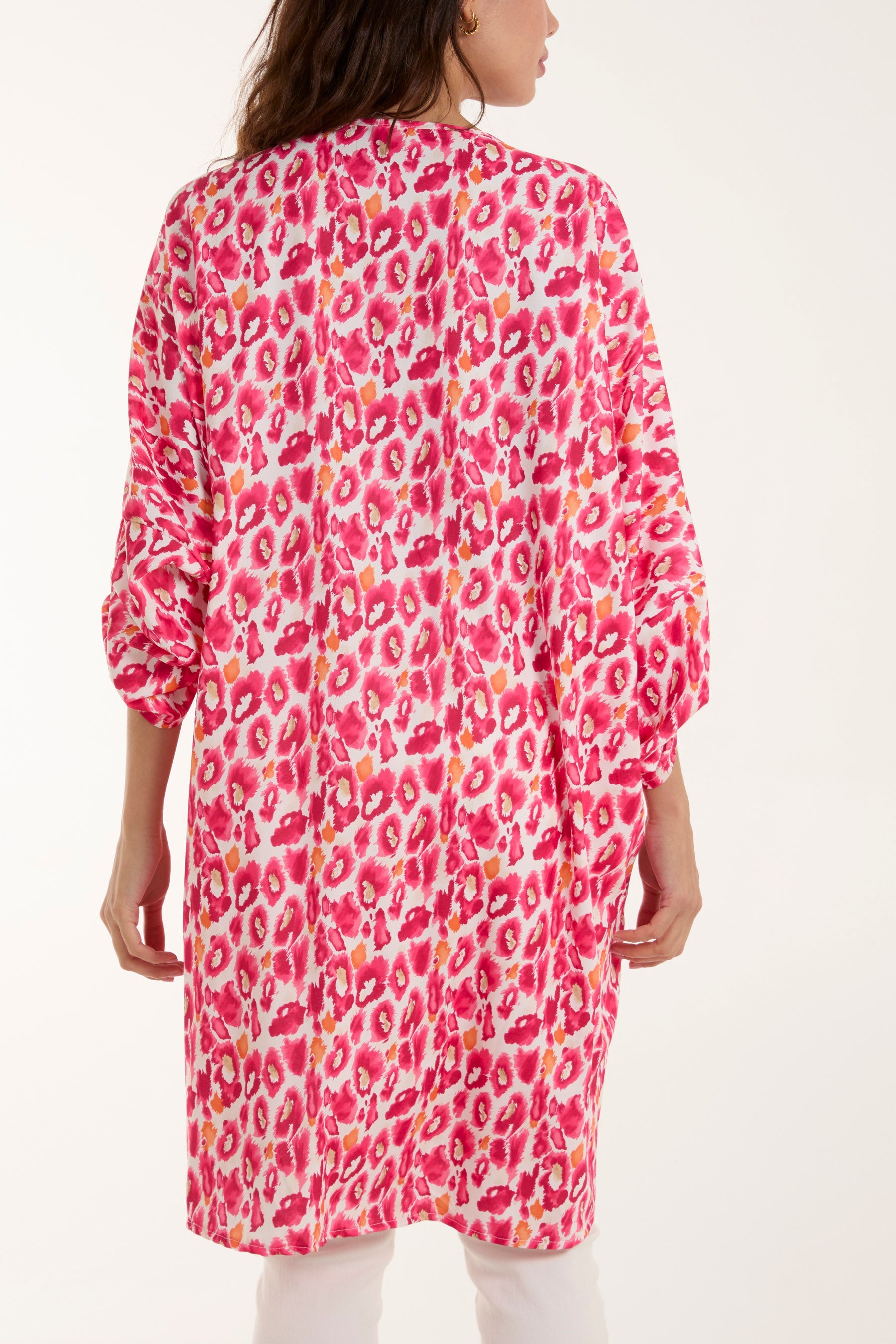 Leopard Print Twisted Front Blouse Dresses WearAll