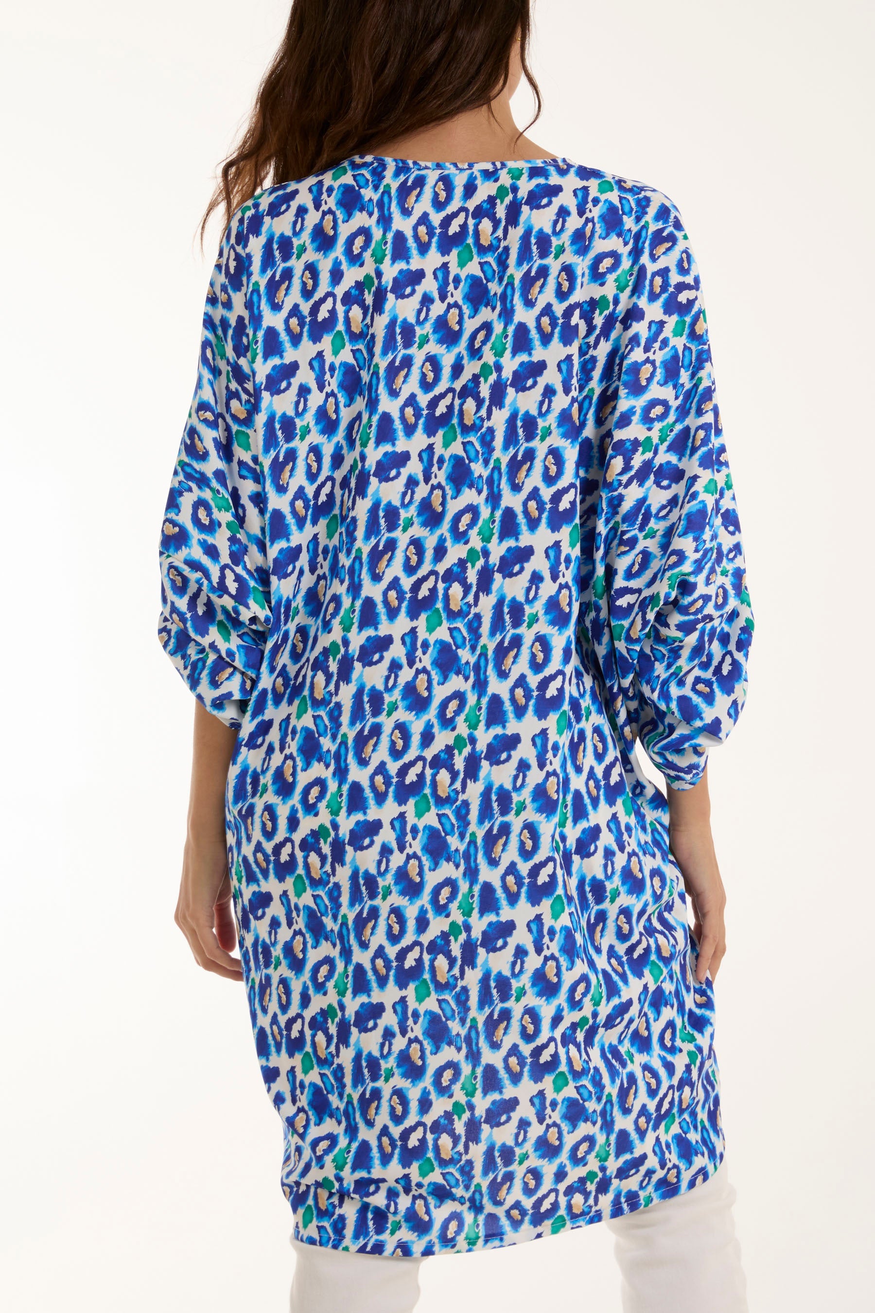 Leopard Print Twisted Front Blouse Dresses WearAll