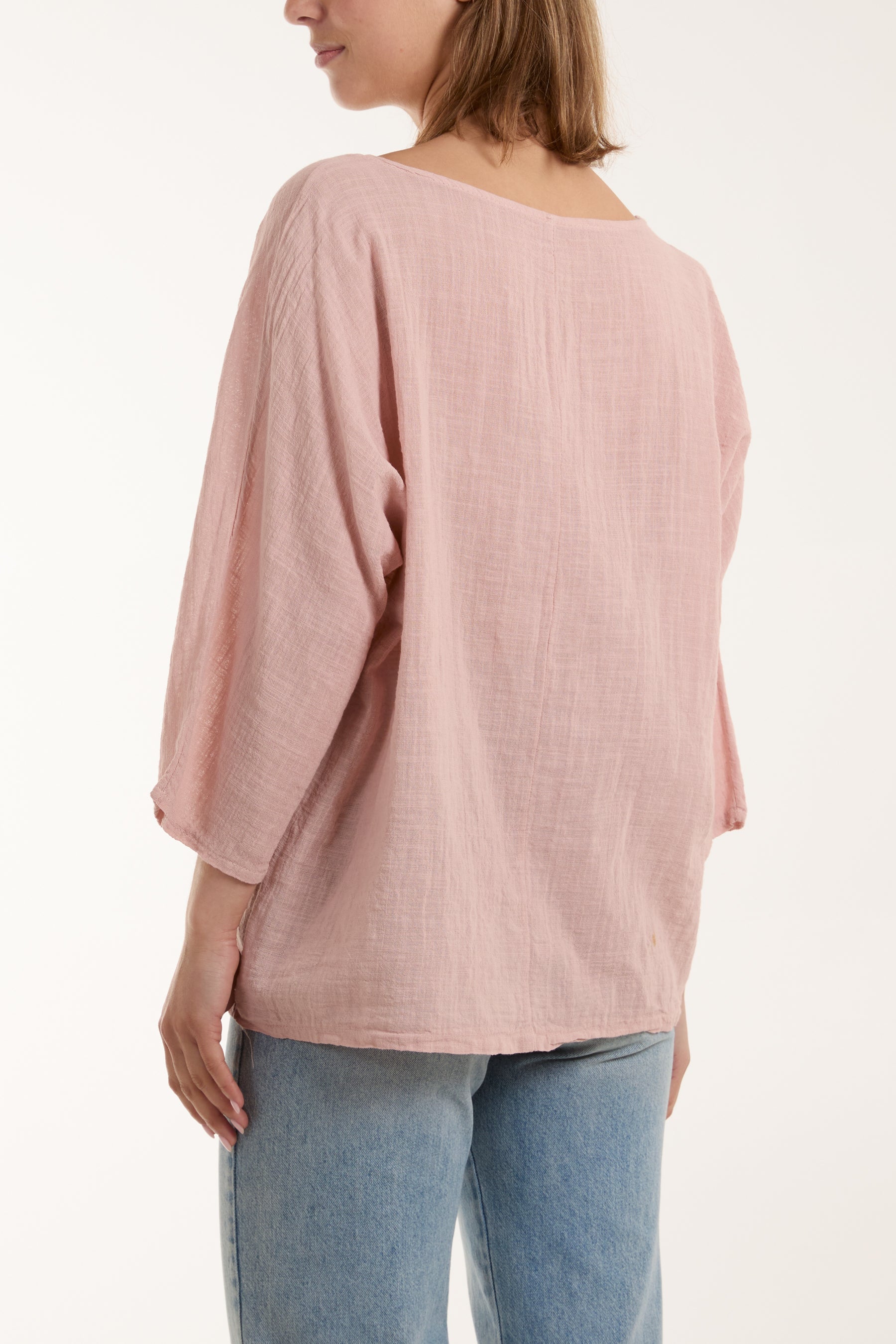 Necklace 3/4 Sleeve Blouse Blouses WearAll