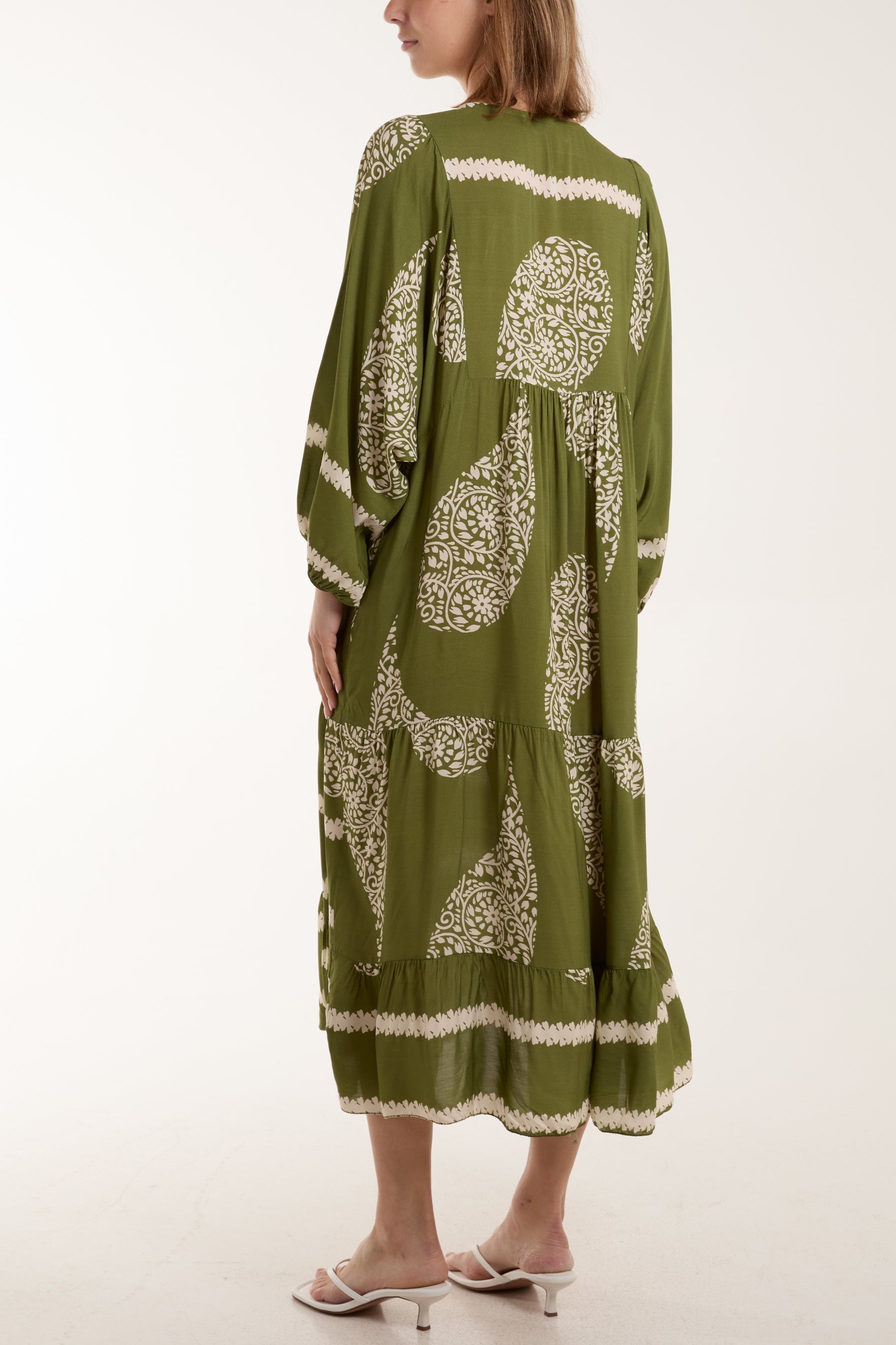 Paisley Print Tunic Maxi Dress Dresses WearAll