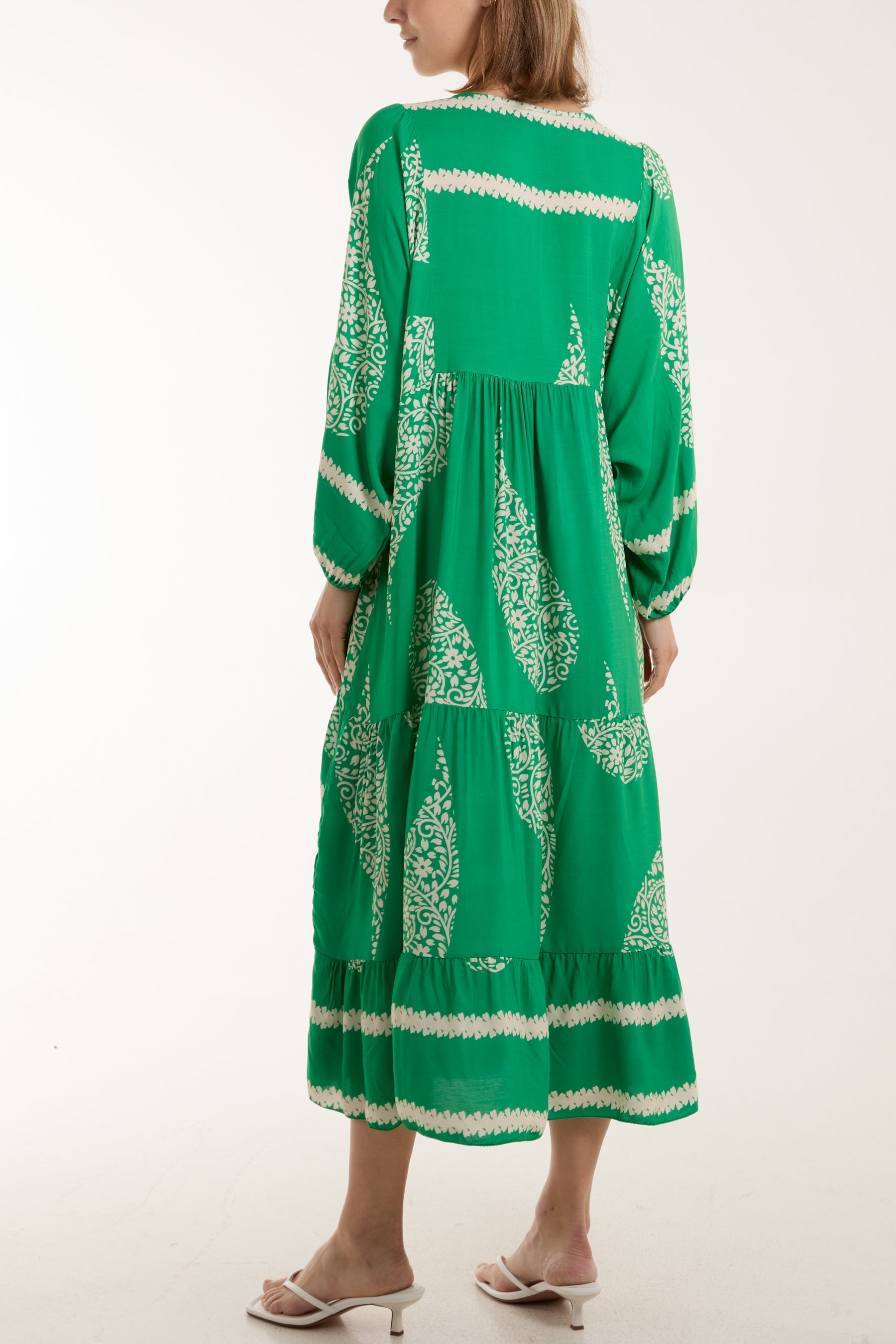 Paisley Print Tunic Maxi Dress Dresses WearAll