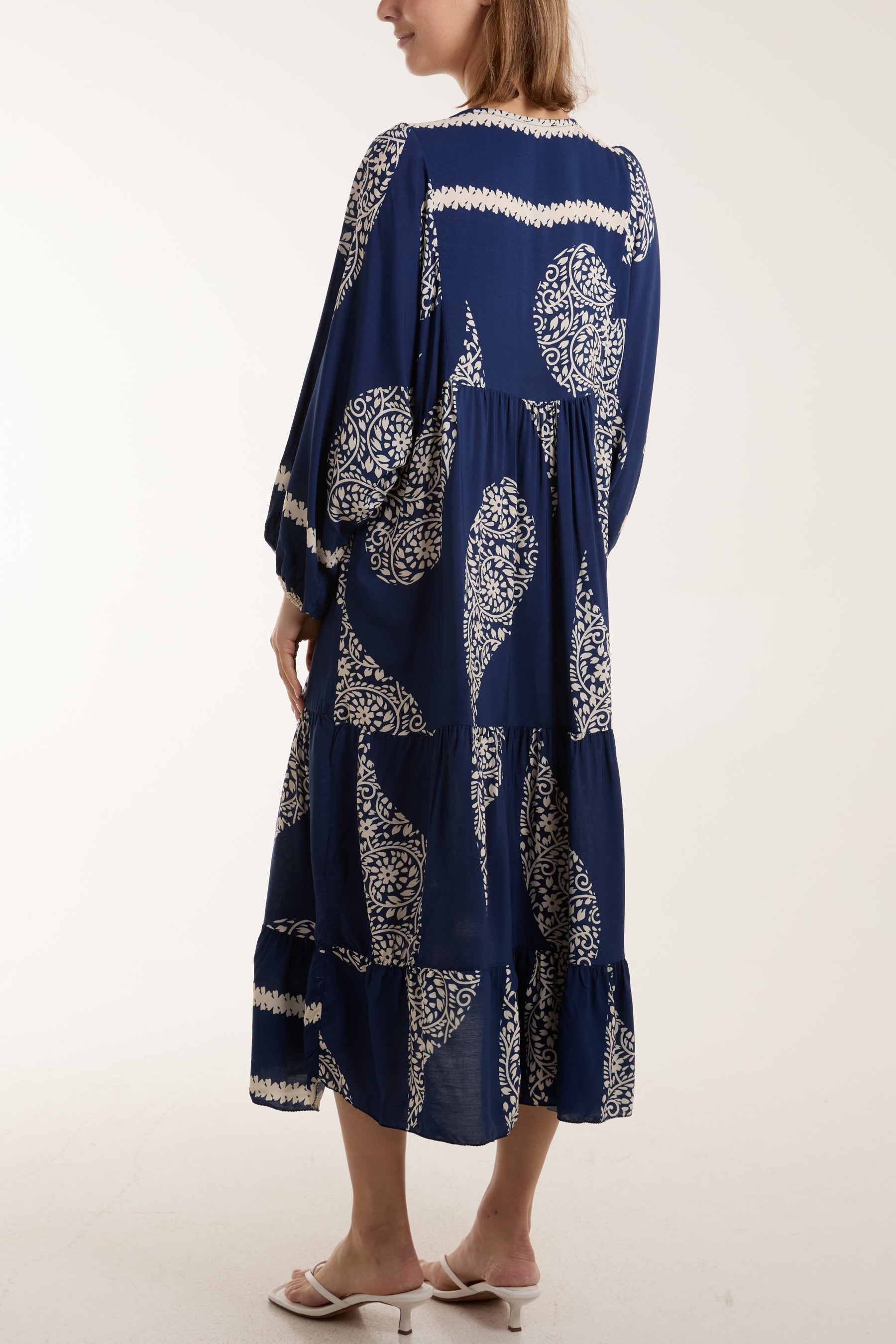 Paisley Print Tunic Maxi Dress Dresses WearAll