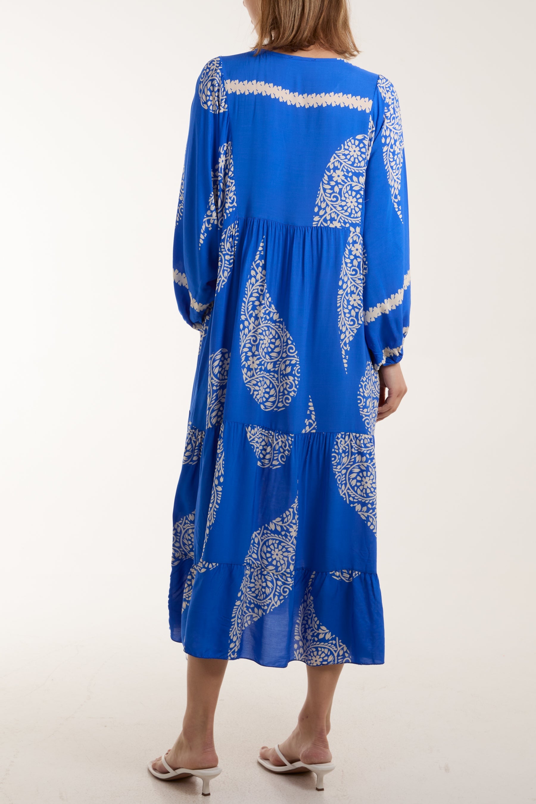 Paisley Print Tunic Maxi Dress Dresses WearAll
