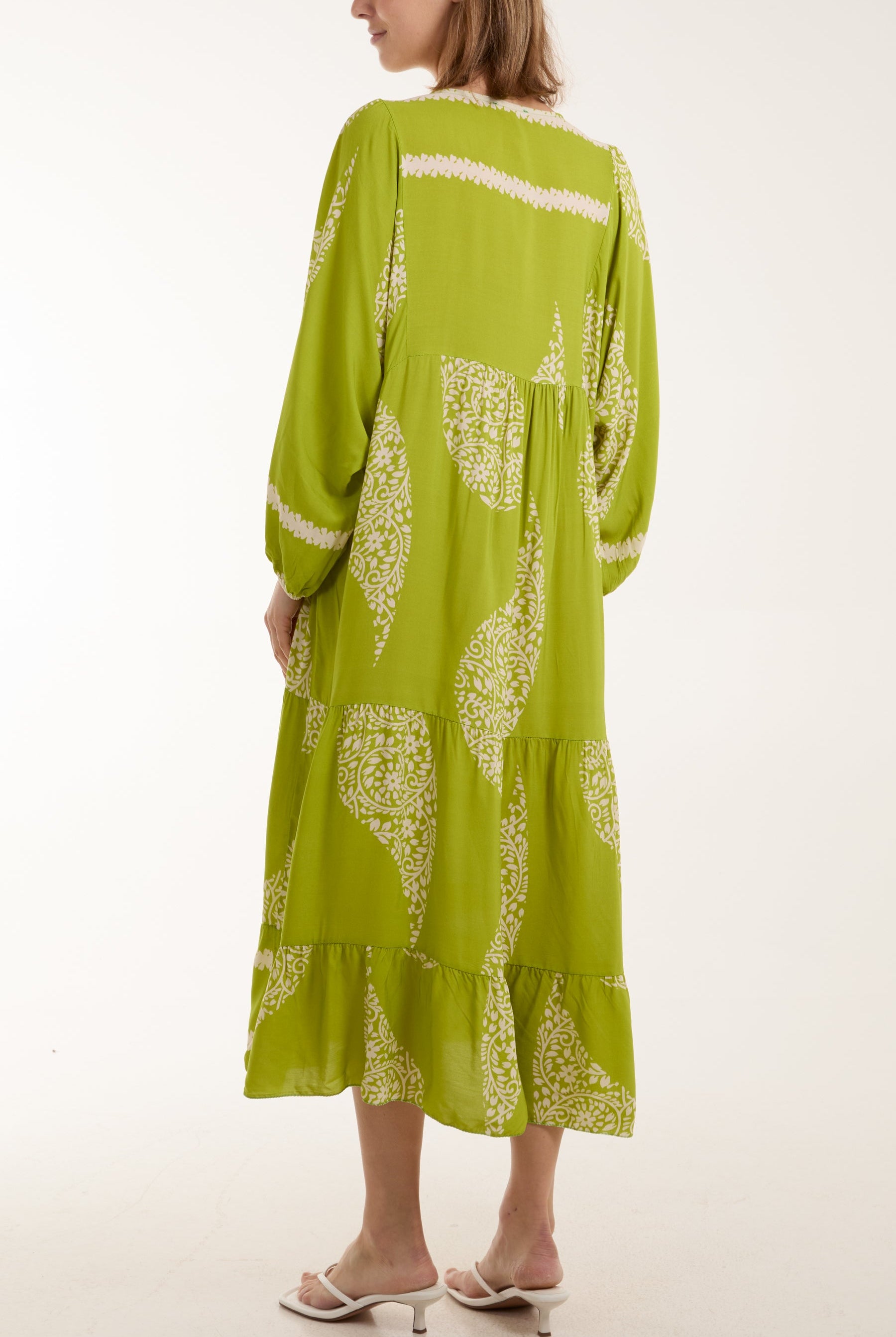 Paisley Print Tunic Maxi Dress Dresses WearAll