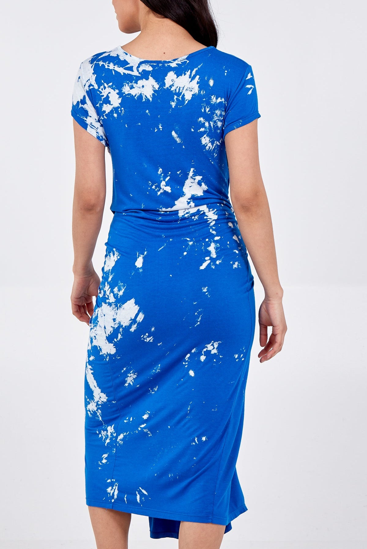 Cap Sleeve Tie Dye Parachute Dress DMF2 WearAll