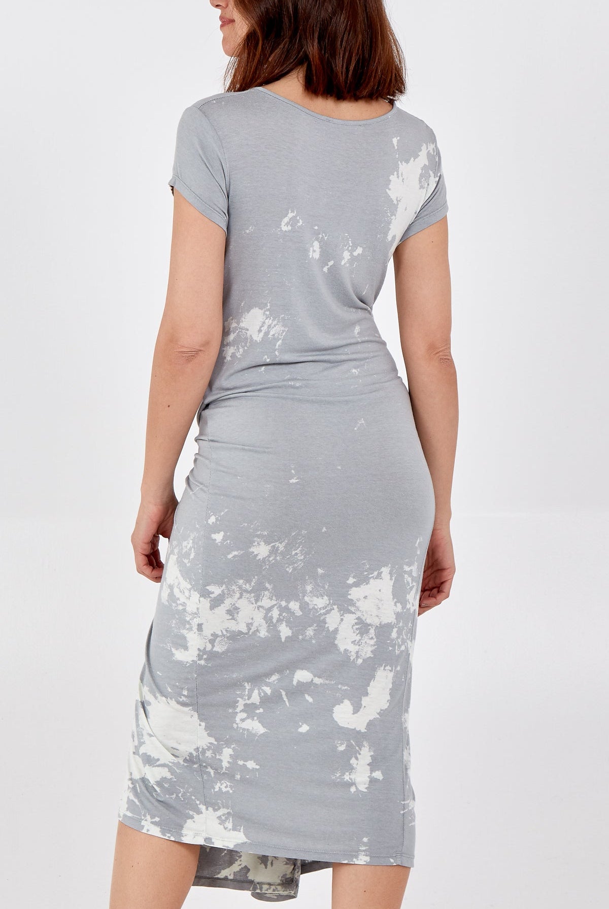 Cap Sleeve Tie Dye Parachute Dress DMF2 WearAll