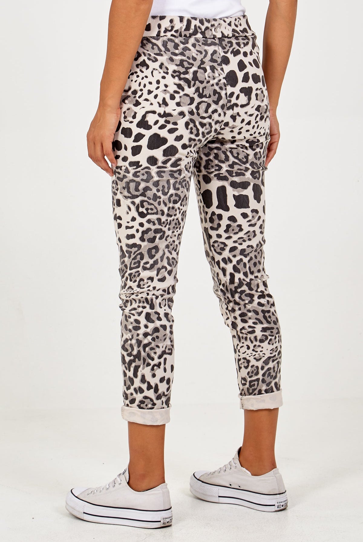 Magic Super Stretch Leopard Print Trousers LEG2 WearAll