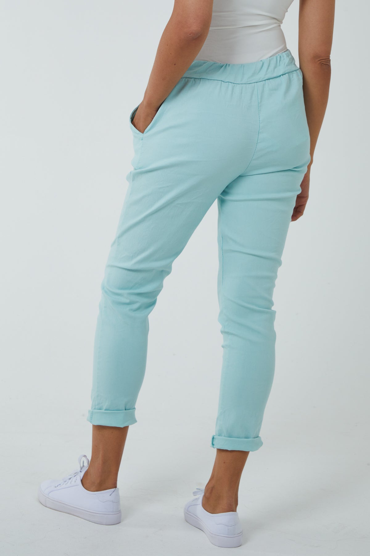 Magic Plain Super Stretch Crushed Trousers TRS1 WearAll