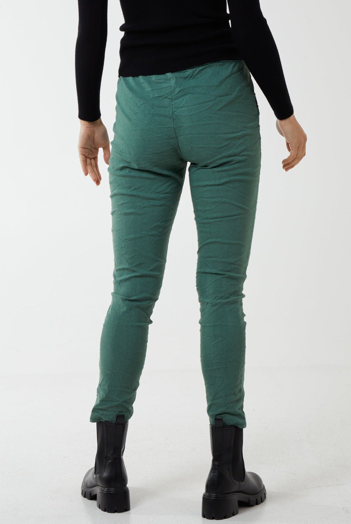 Magic Plain Super Stretch Crushed Trousers TRS1 WearAll