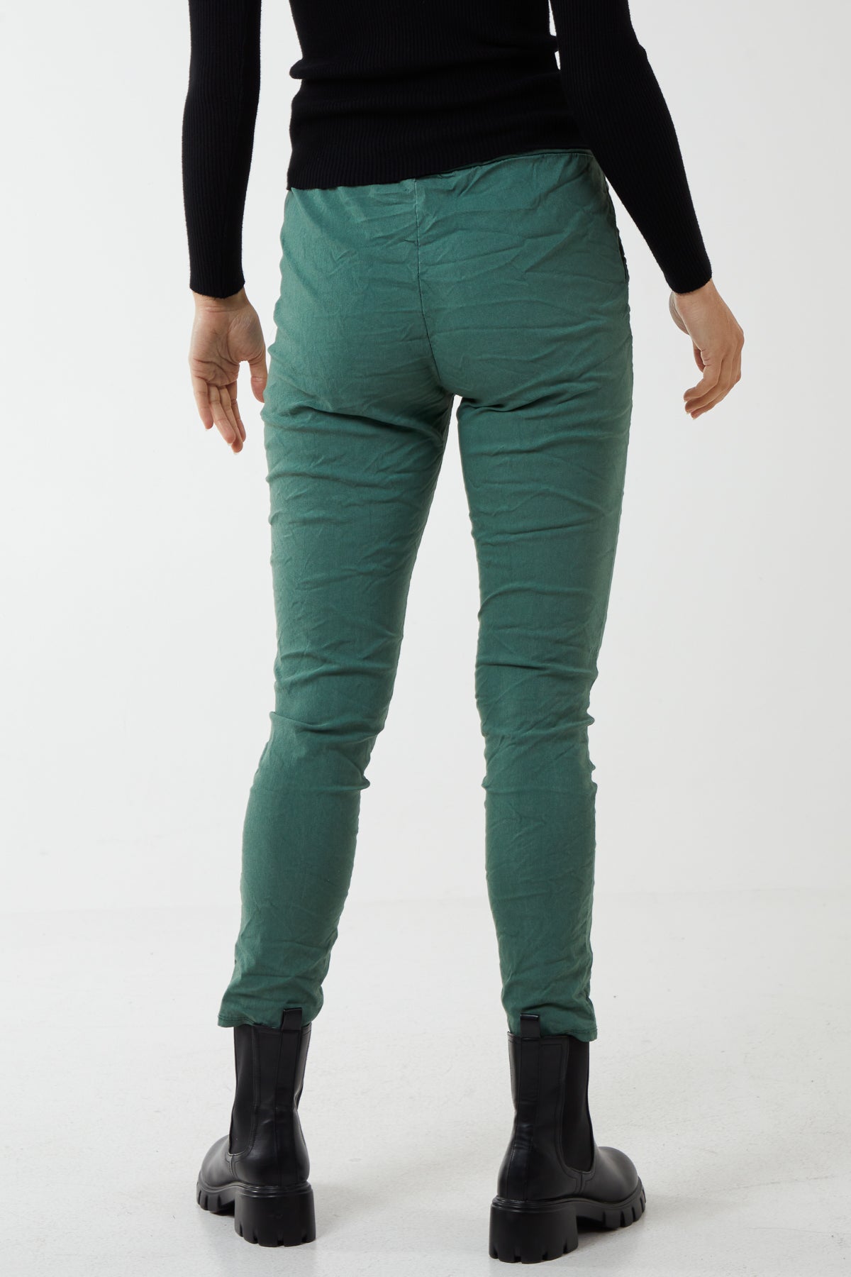 Magic Plain Super Stretch Crushed Trousers TRS1 WearAll