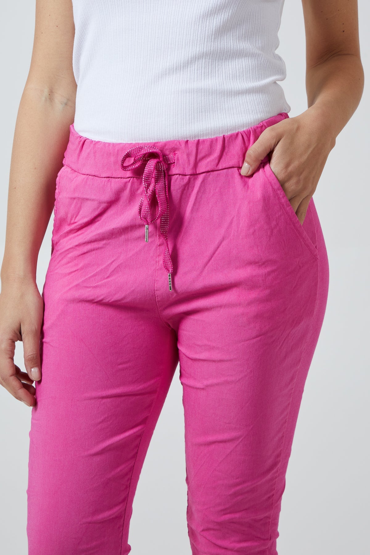 Magic Plain Super Stretch Crushed Trousers TRS1 WearAll