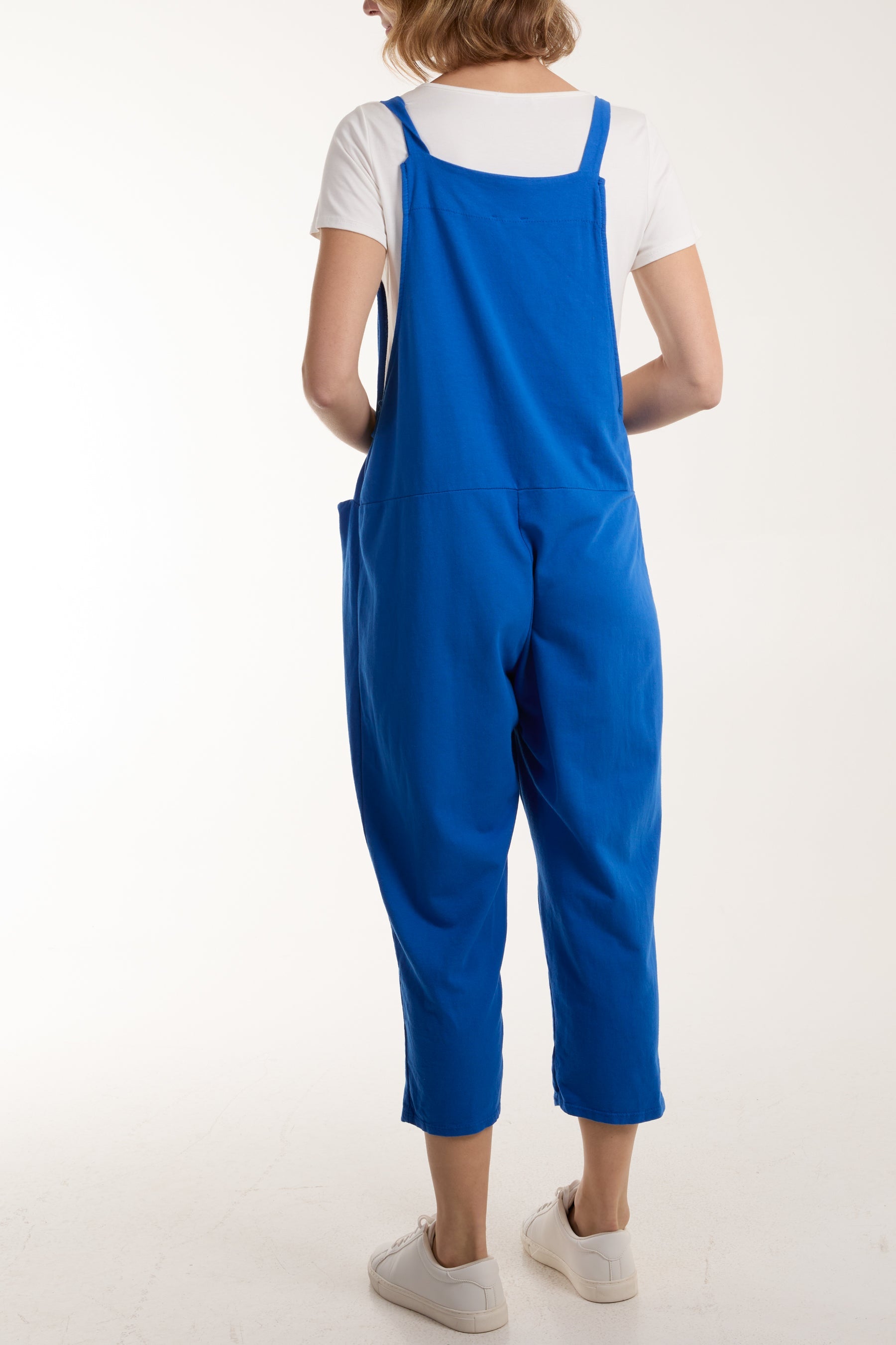 Bow Detail Plain Dungarees Jump/Play WearAll