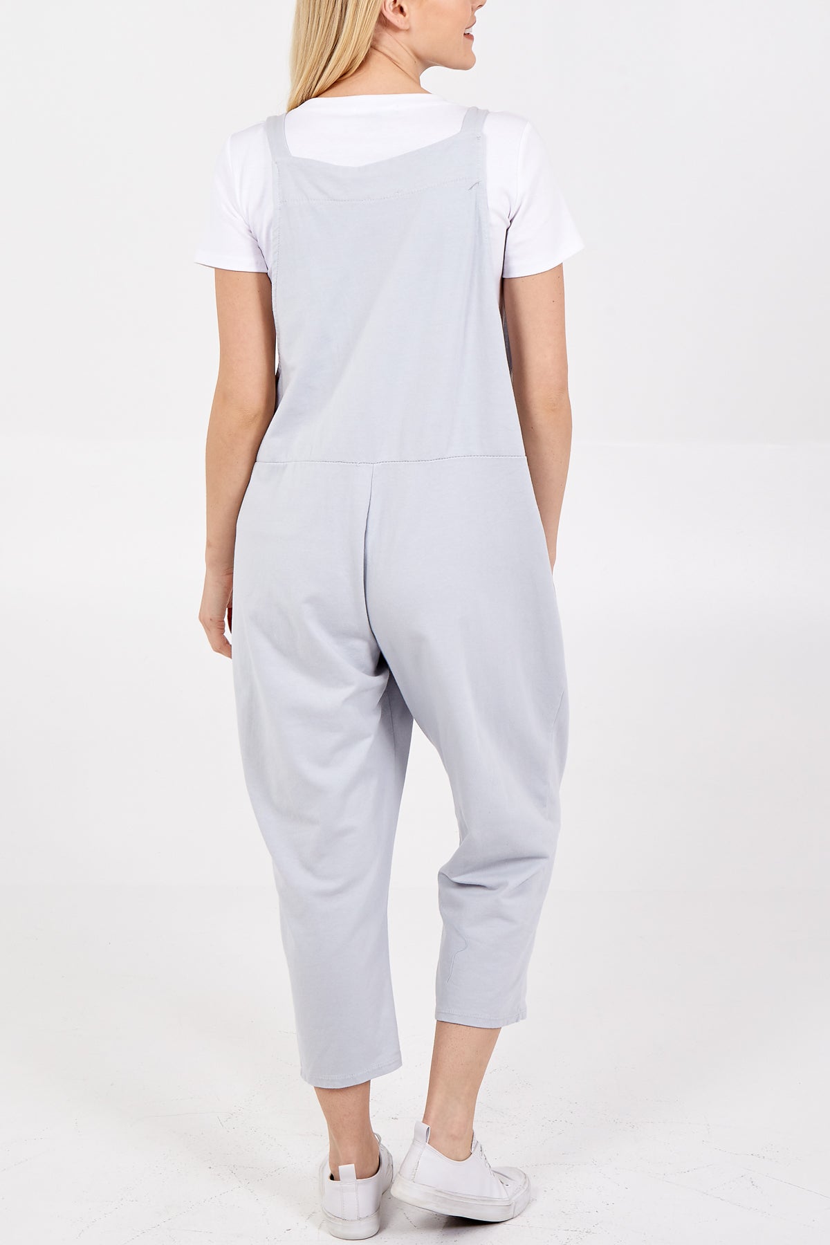 Bow Detail Plain Dungarees Jump/Play WearAll