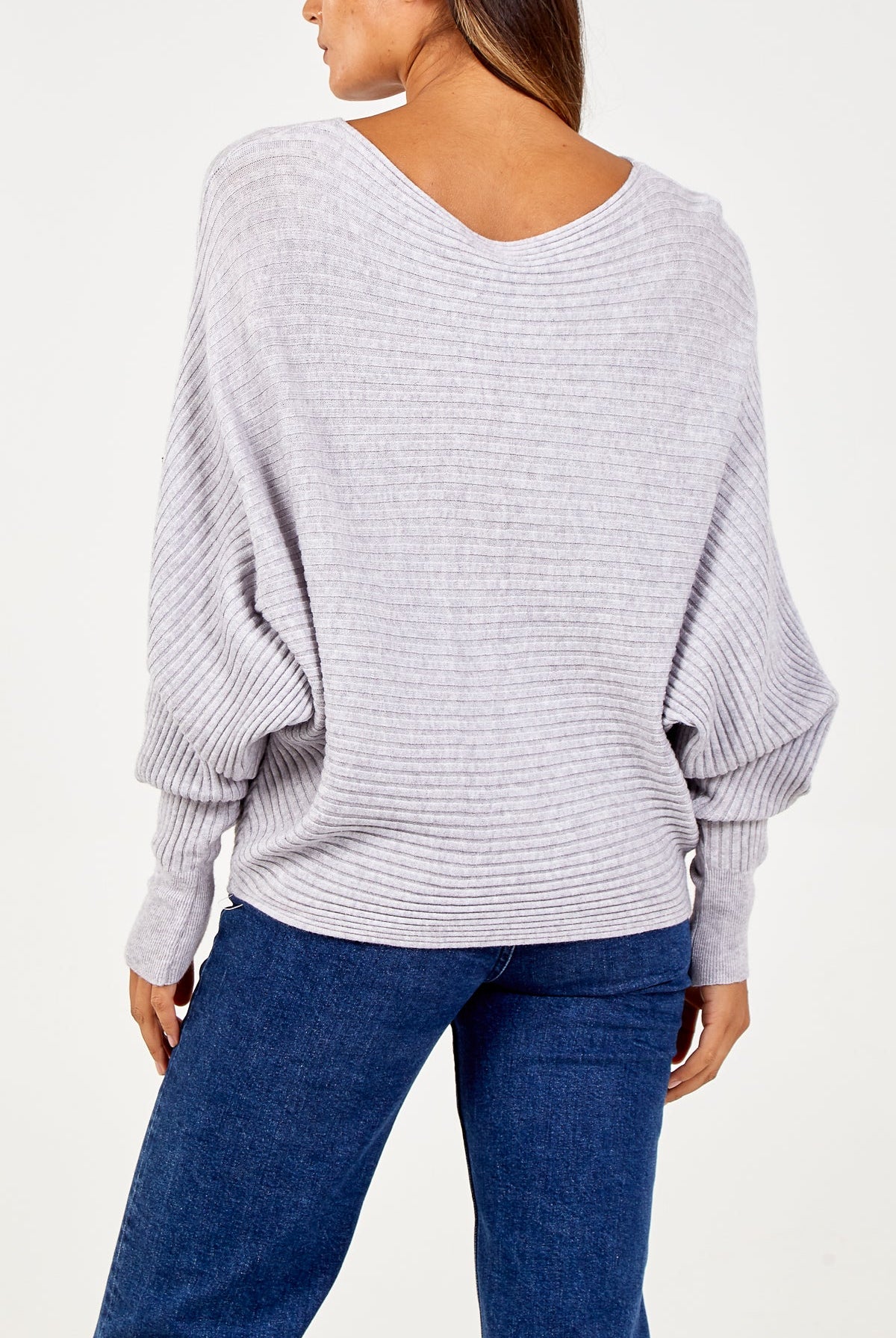Batwing Ribbed Jumper JMF1 WearAll