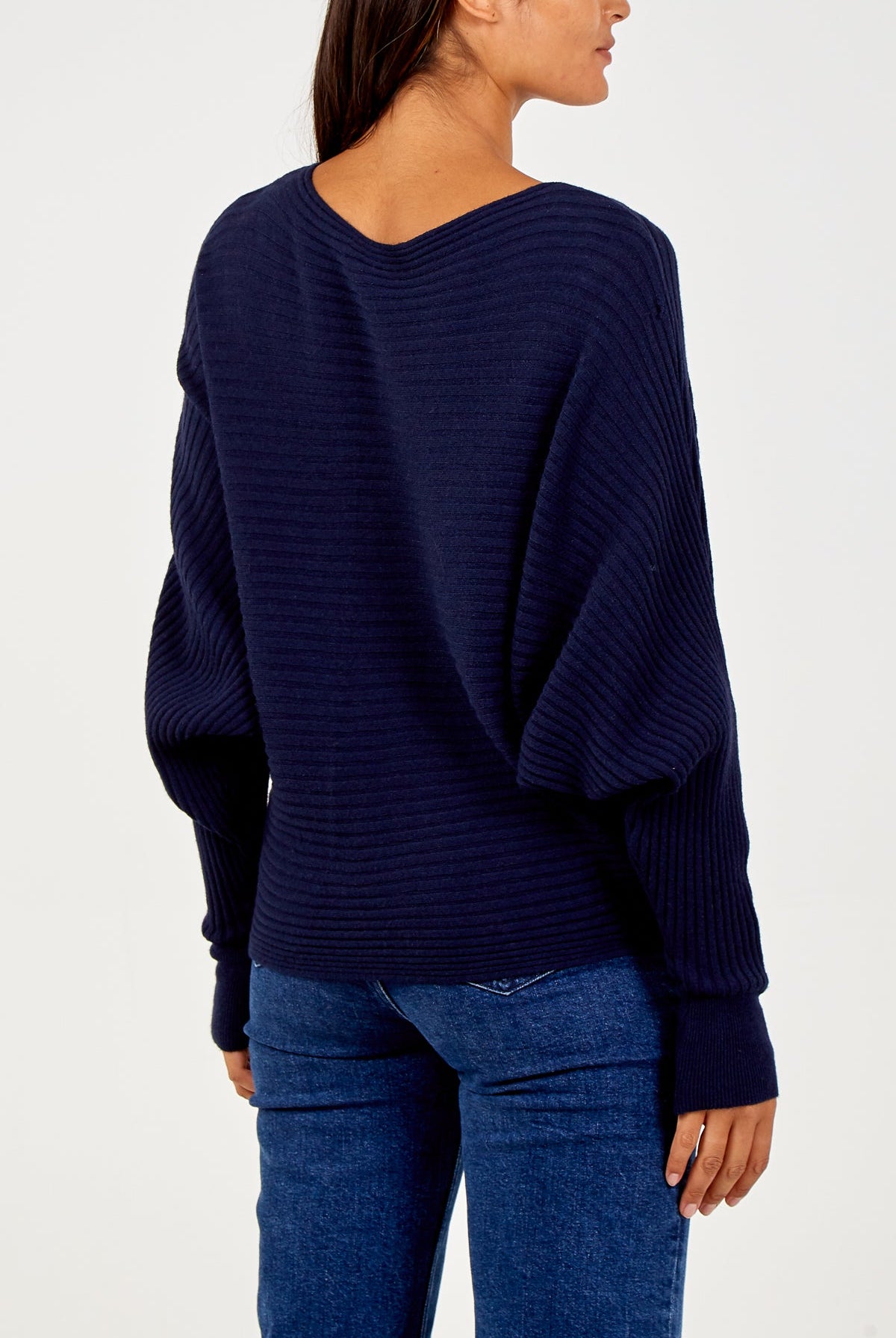 Batwing Ribbed Jumper JMF1 WearAll