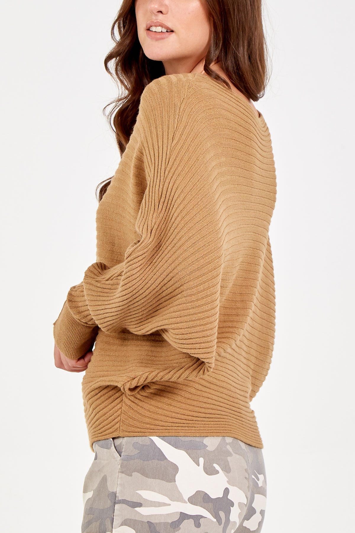 Batwing Ribbed Jumper JMF1 WearAll