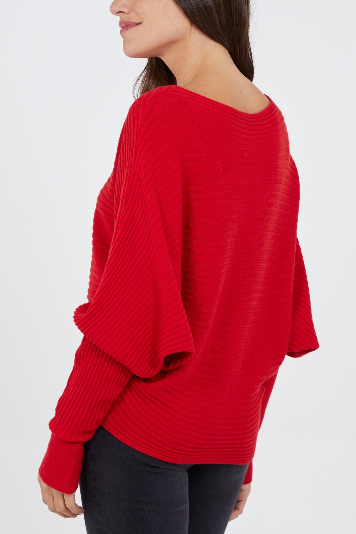 Batwing Ribbed Jumper JMF1 WearAll