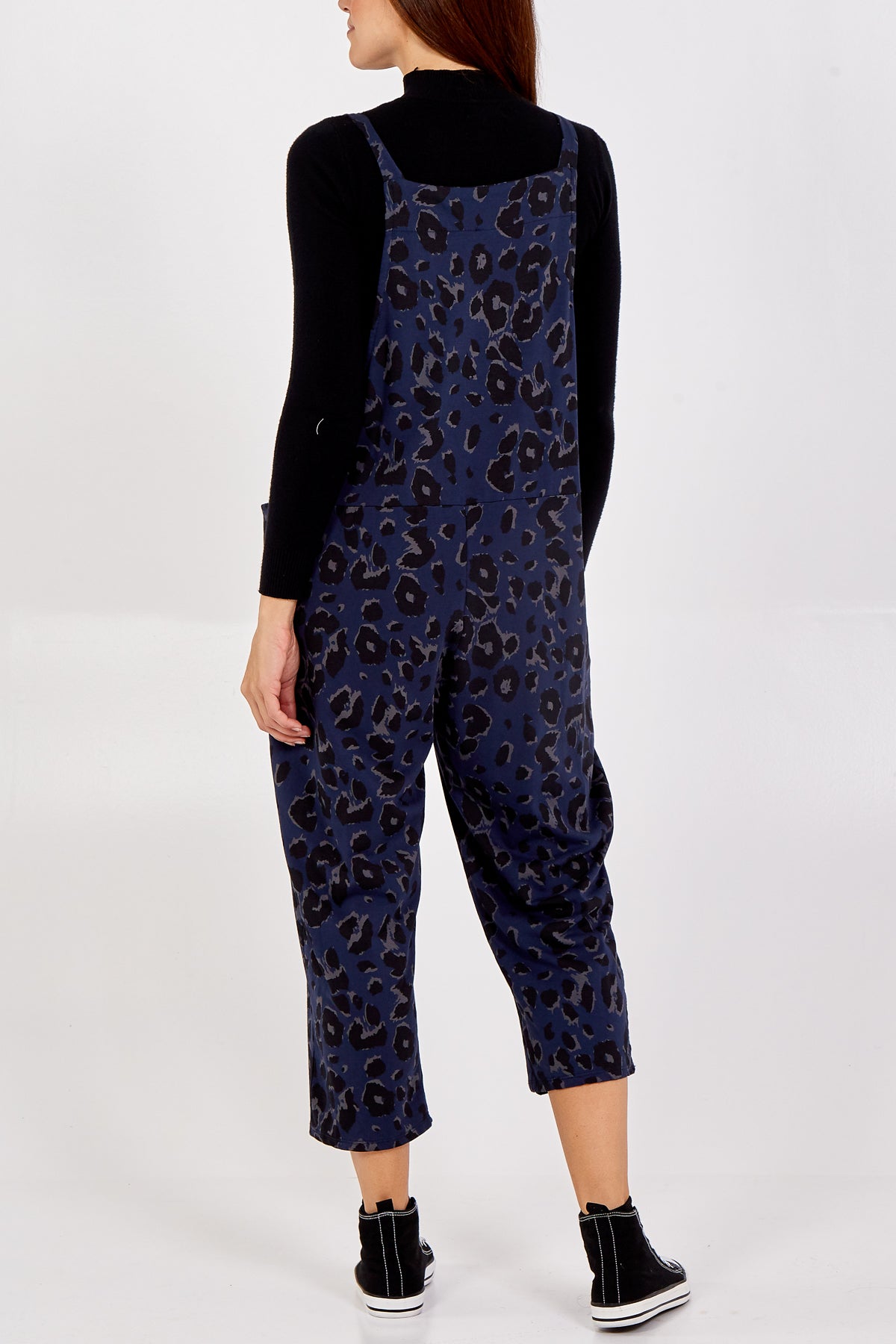 Leopard Print Dungarees Jump/Play WearAll