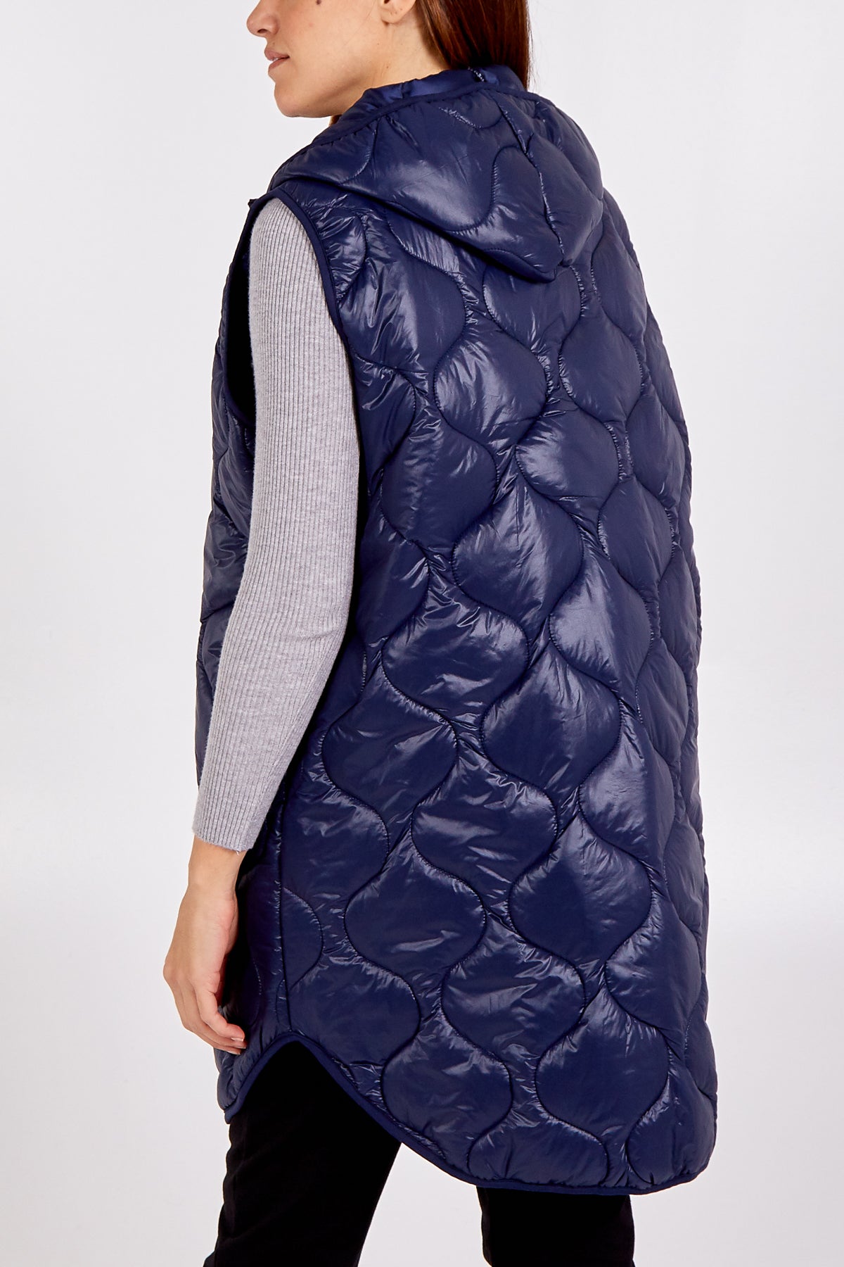 "Love" Zip Up Hooded Puffer Gillet JK1 WearAll