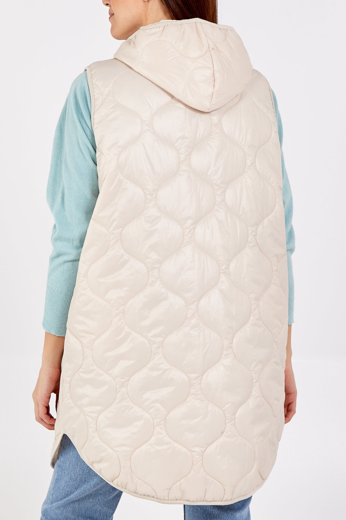 "Love" Zip Up Hooded Puffer Gillet JK1 WearAll